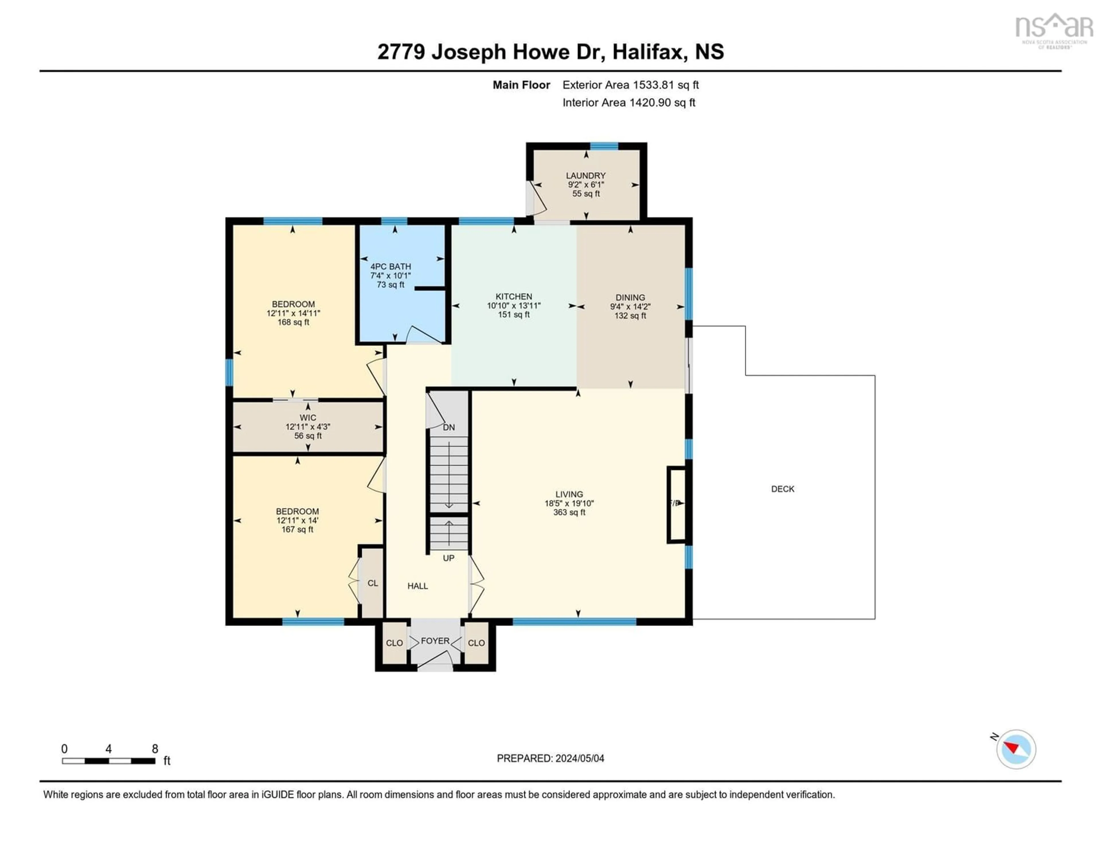 Floor plan for 2779 Joseph Howe Dr, West End Nova Scotia B3L 4G8