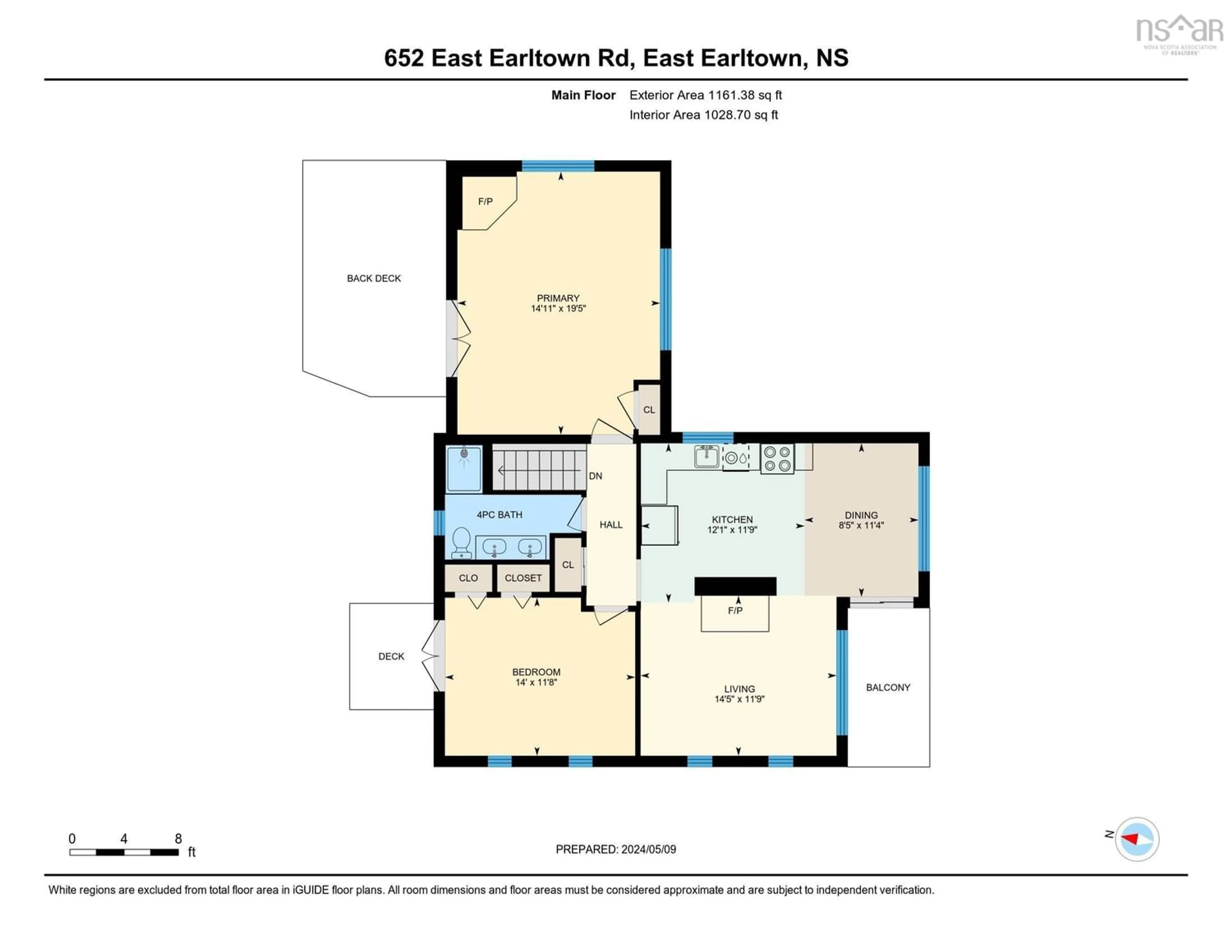 Floor plan for 652 East Earltown Rd, Earltown Nova Scotia B0K 1V0