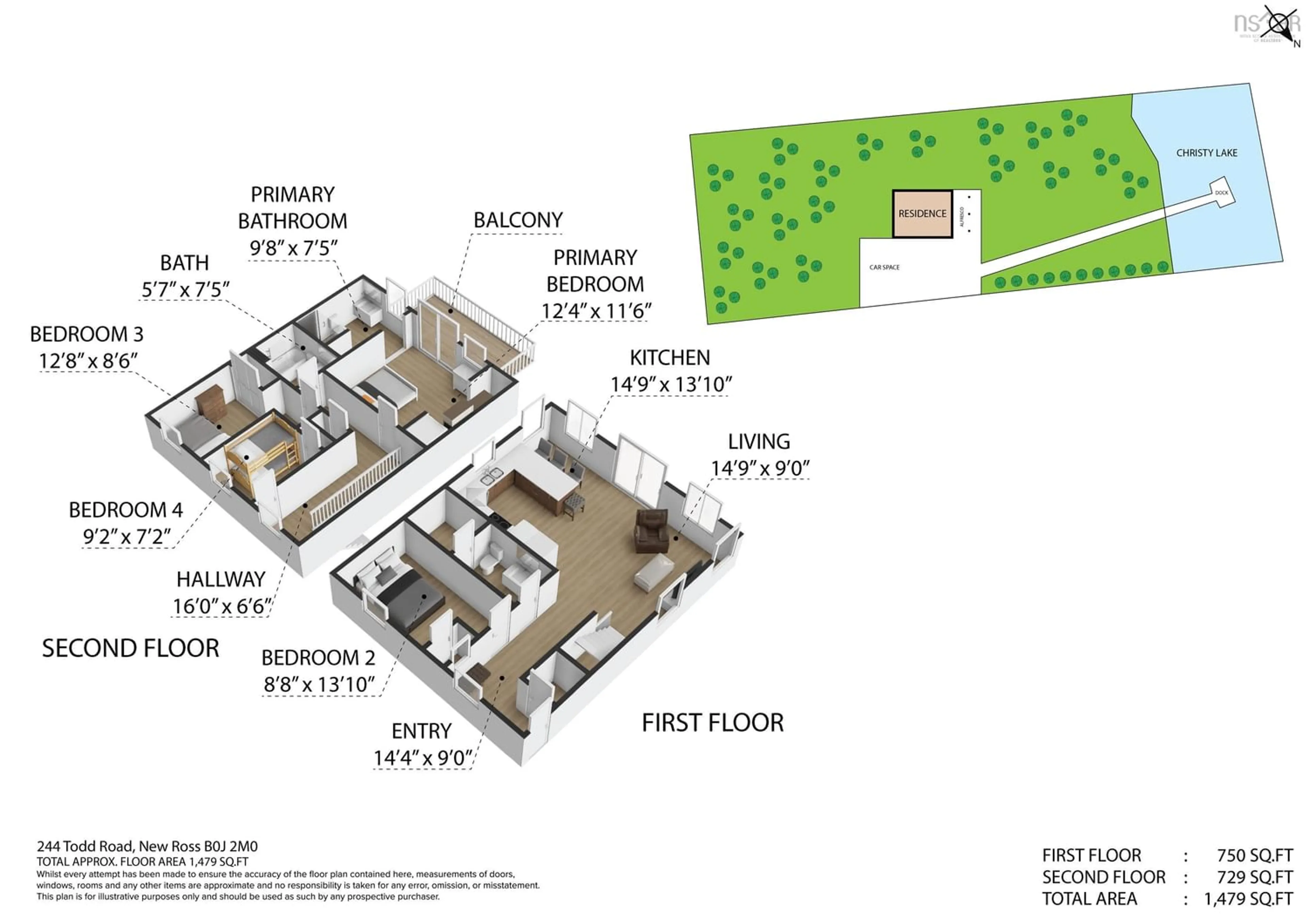 Floor plan for 244 Todd Rd, New Russell Nova Scotia B0J 2M0