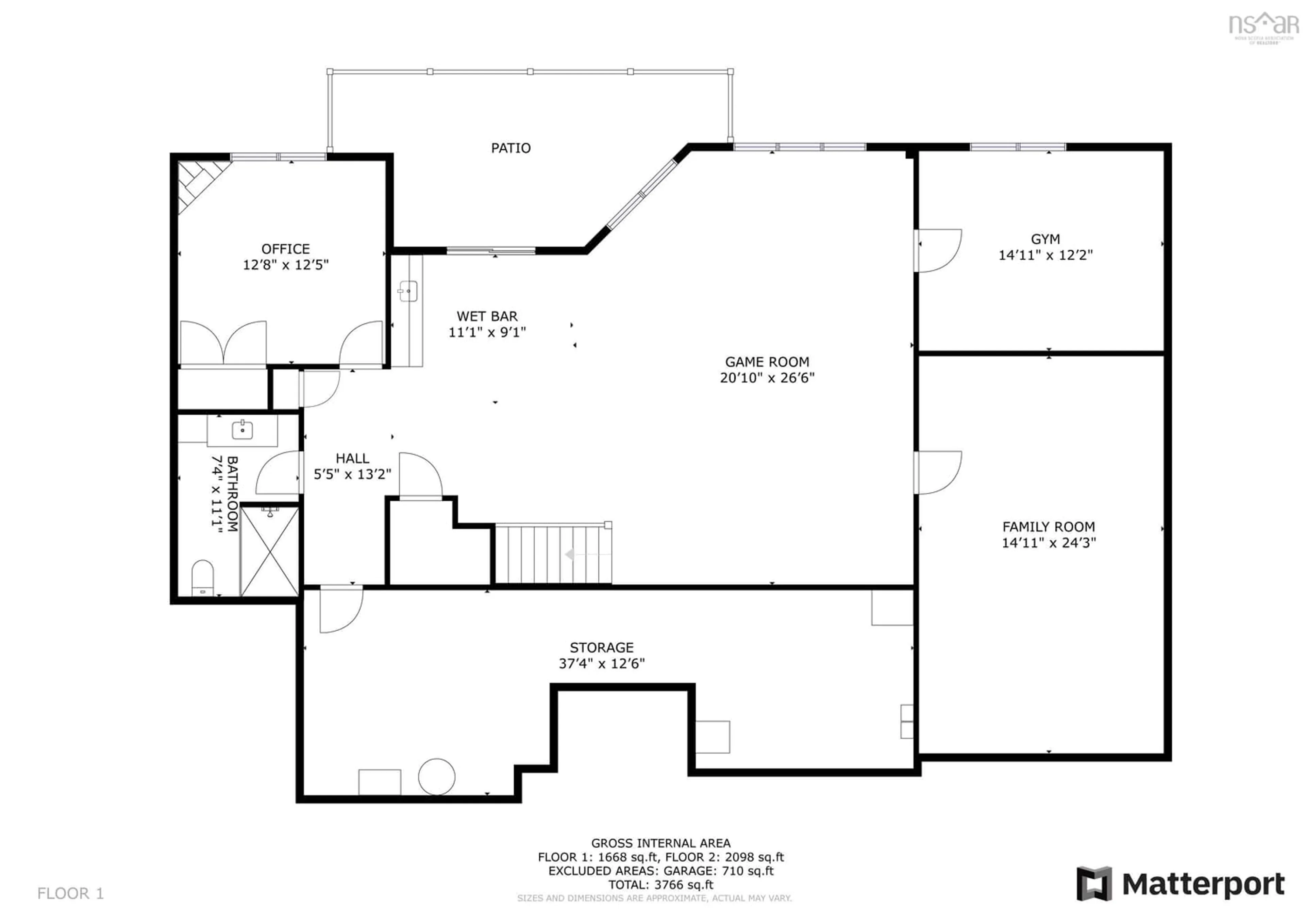 Floor plan for 1157 Highway 366, Tyndal Road Nova Scotia B4H 3X9