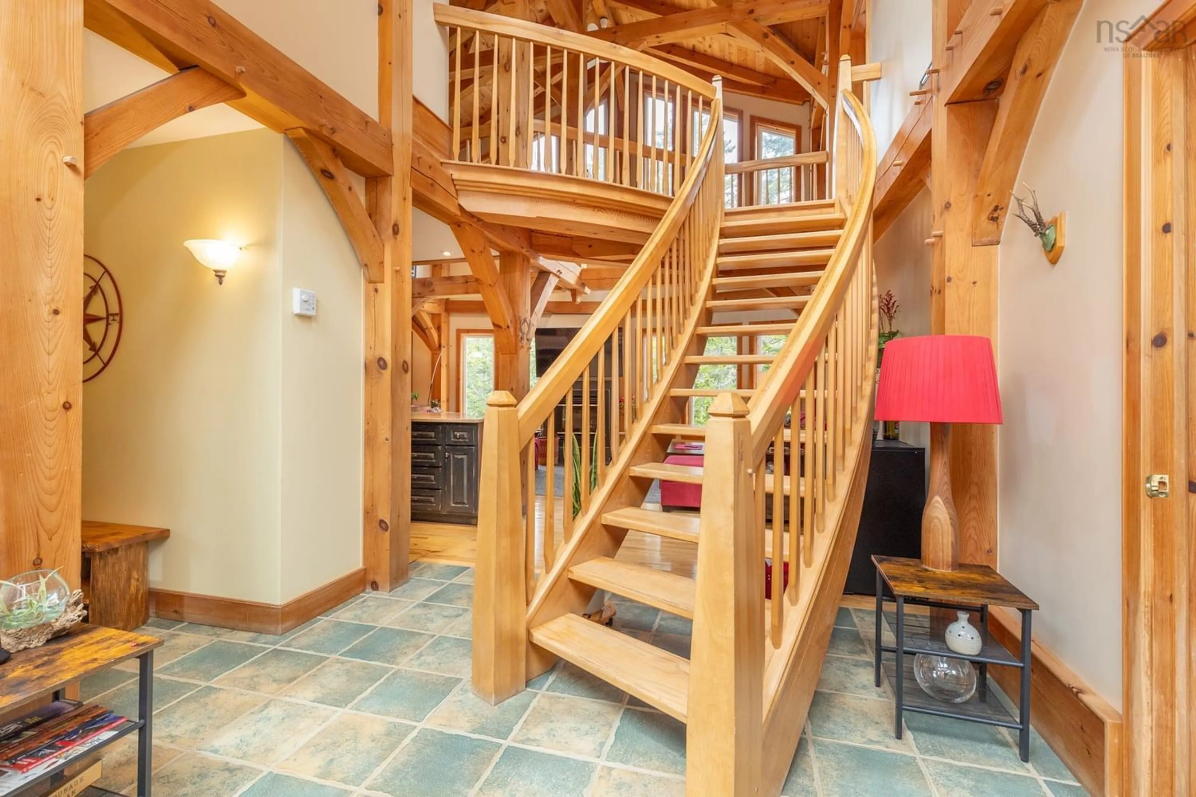 Indoor foyer, wood floors for 471 Marc Comeau Rd, Meteghan River Nova Scotia B0W 2L0