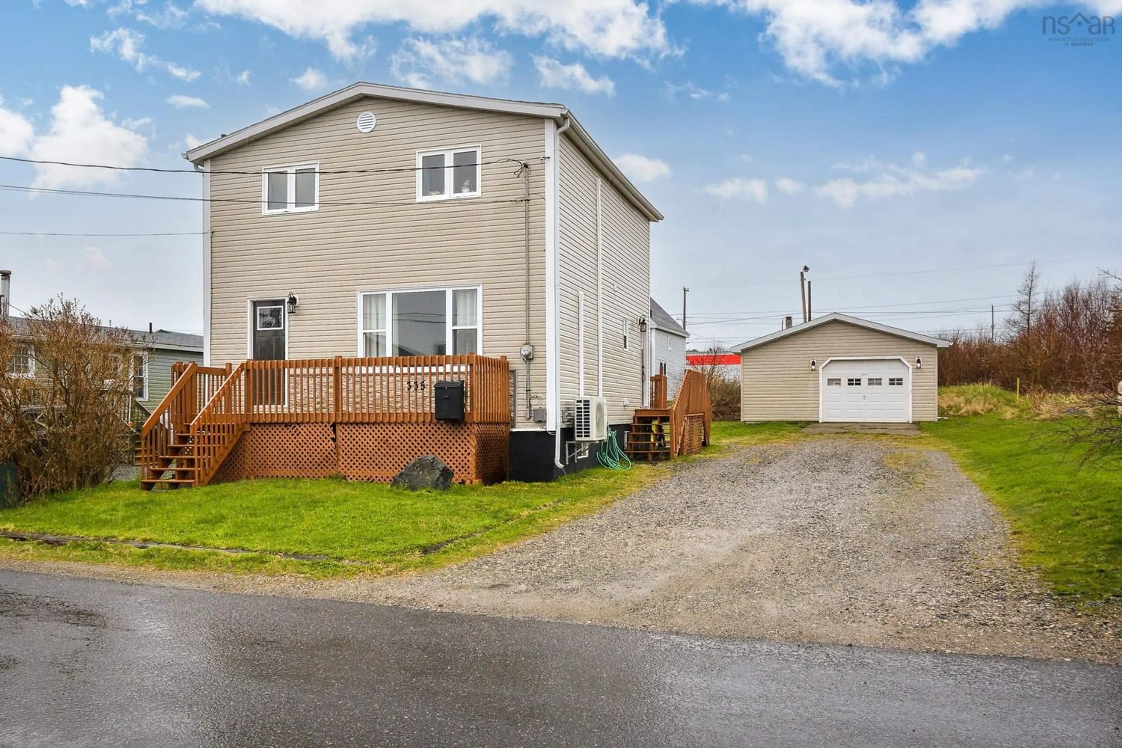 Frontside or backside of a home for 335 Ripley St, New Waterford Nova Scotia B1H 2Z5