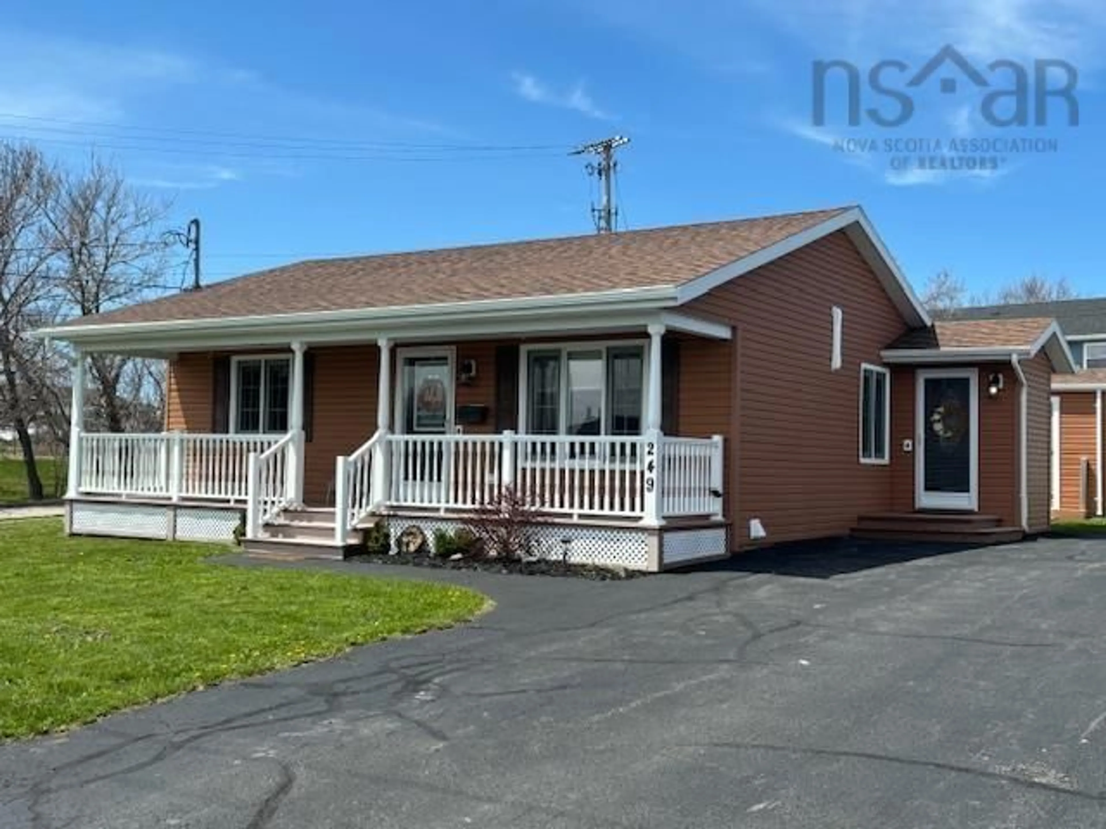 Frontside or backside of a home for 249 Curran St, New Waterford Nova Scotia B1H 2Z9