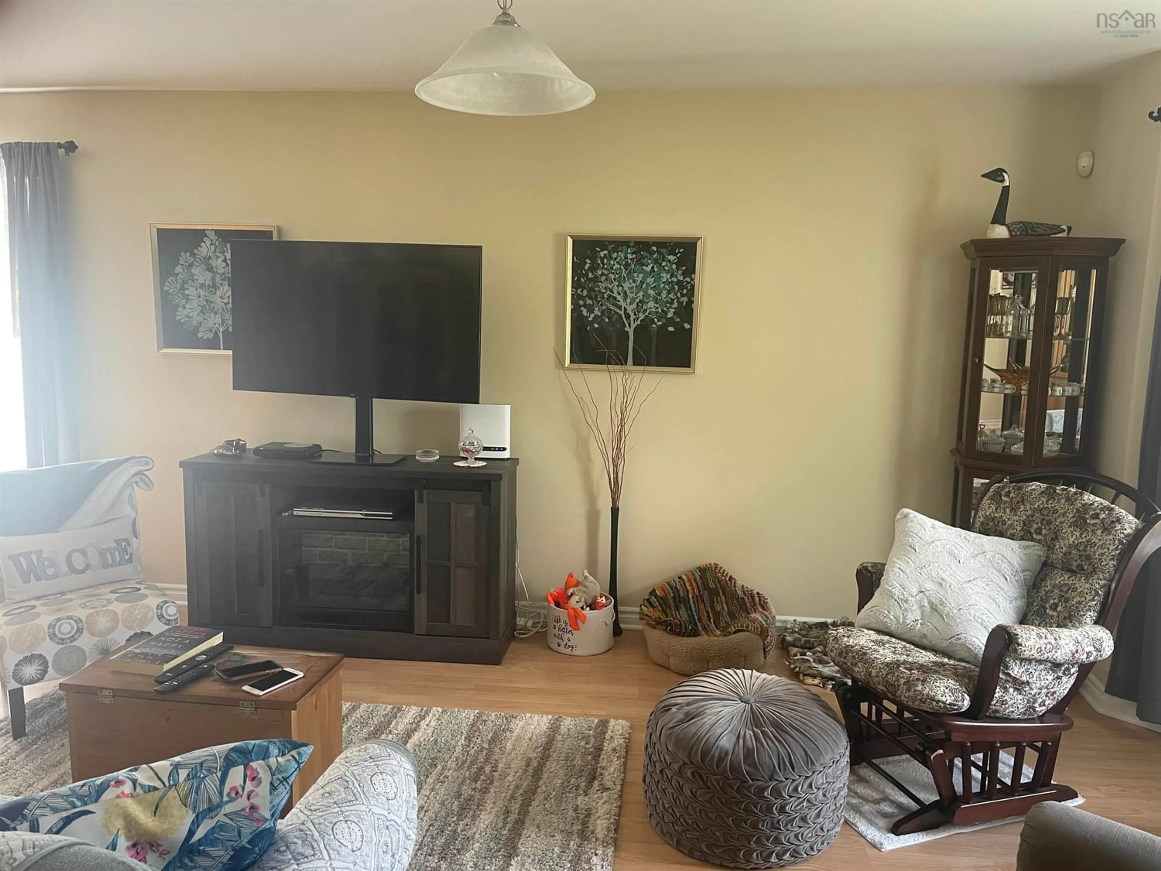 Living room, wood floors for 3 & 5 Mercon Pl, Coldbrook Nova Scotia B4R 1A2