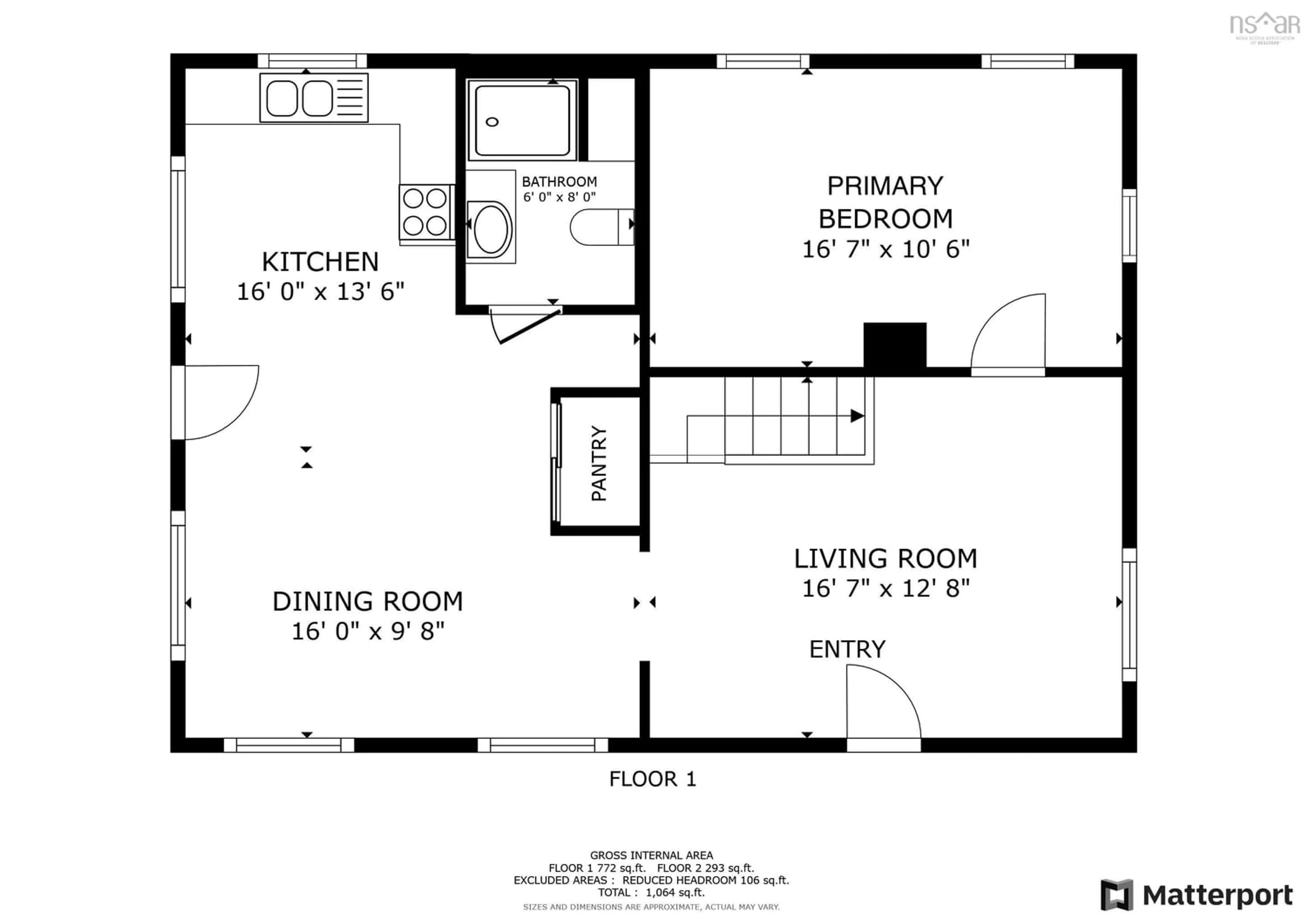 Floor plan for 20 Cove Rd, Halls Harbour Nova Scotia B0P 1J0