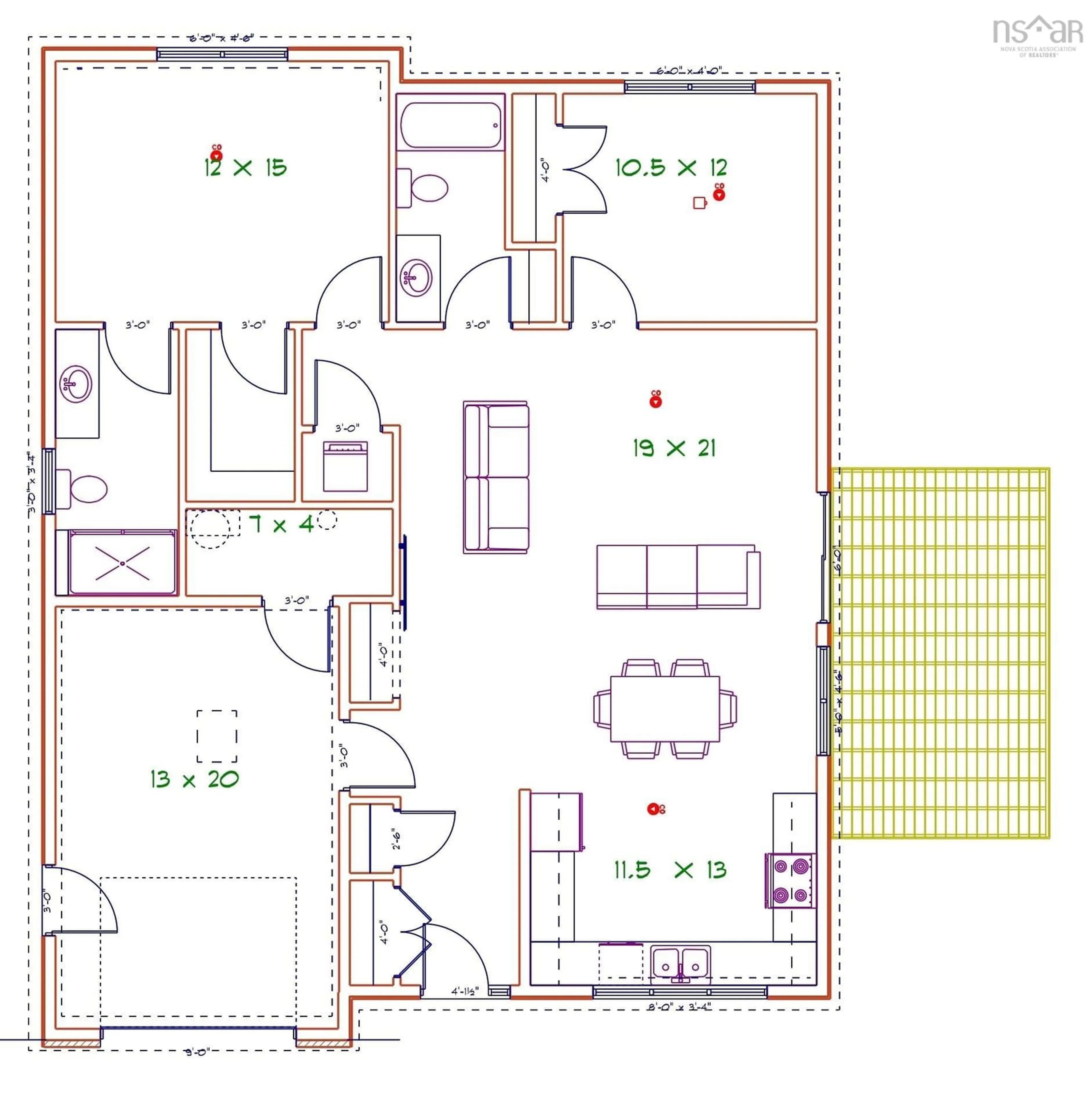 Floor plan for 41 Shadebush Walk #LOT 35, Upper Sackville Nova Scotia B4E 0S4