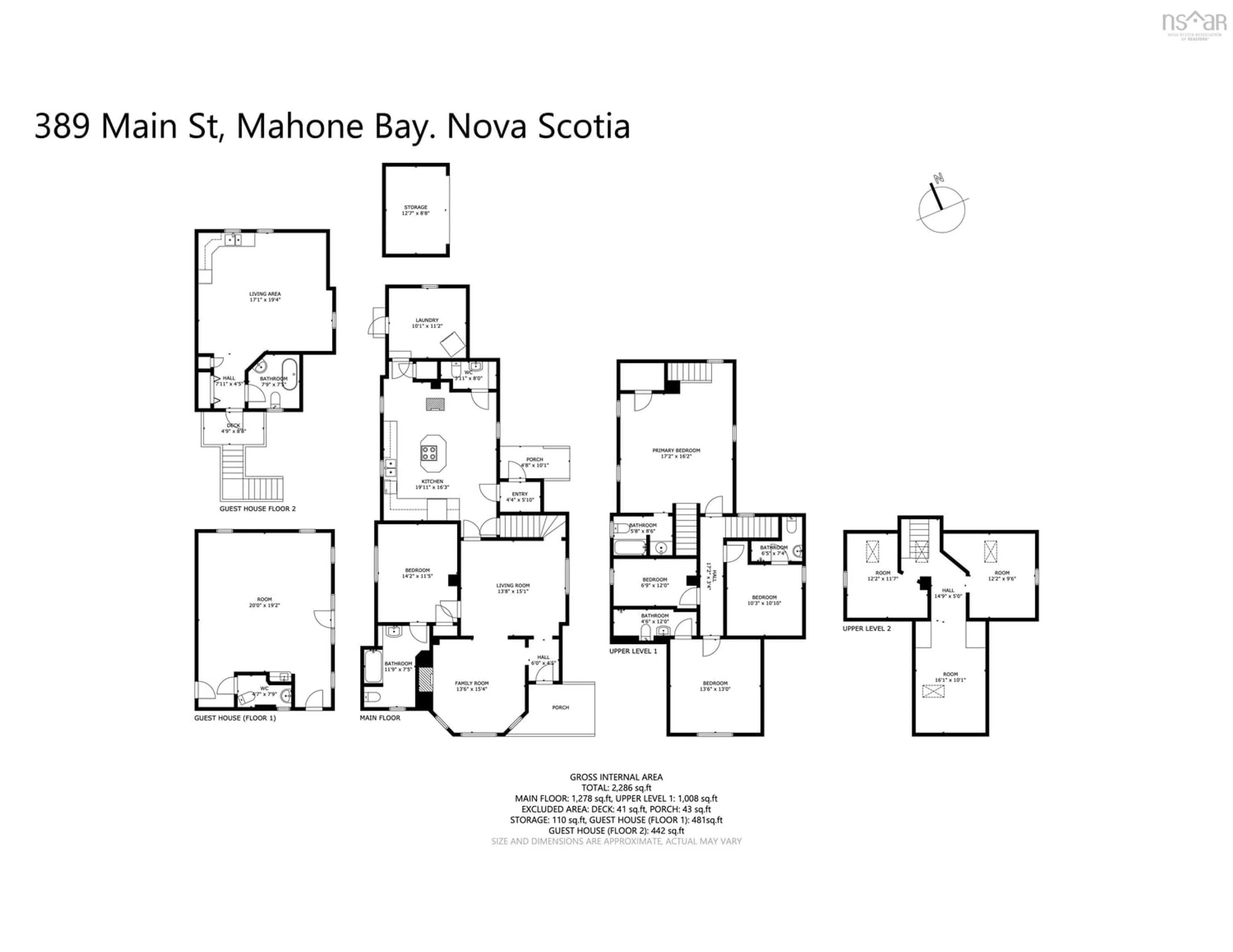 Floor plan for 389 Main St, Mahone Bay Nova Scotia B0J 2E0