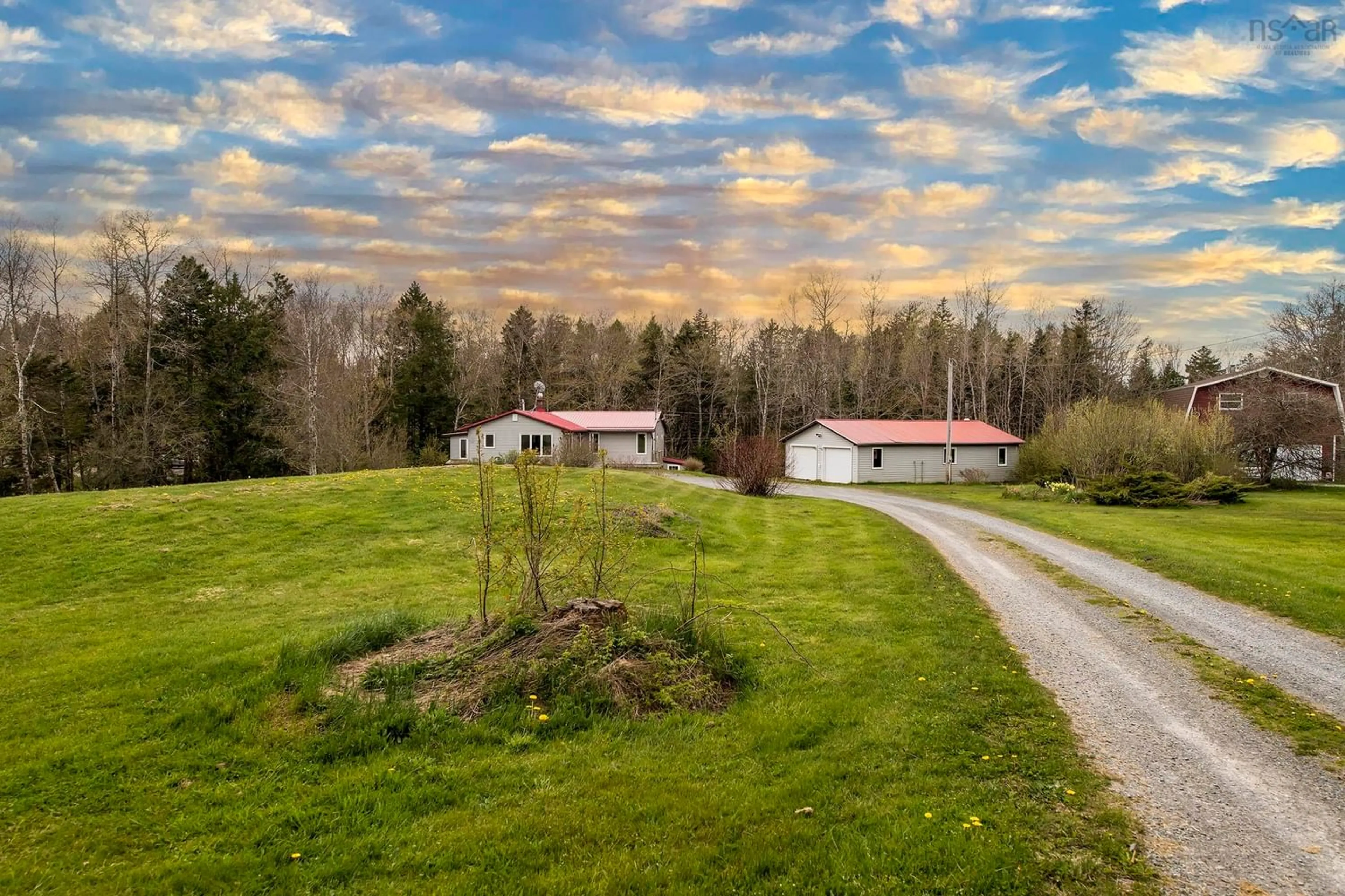 Fenced yard for 171 Woodville Rd, Greenhill Nova Scotia B0N 2A0