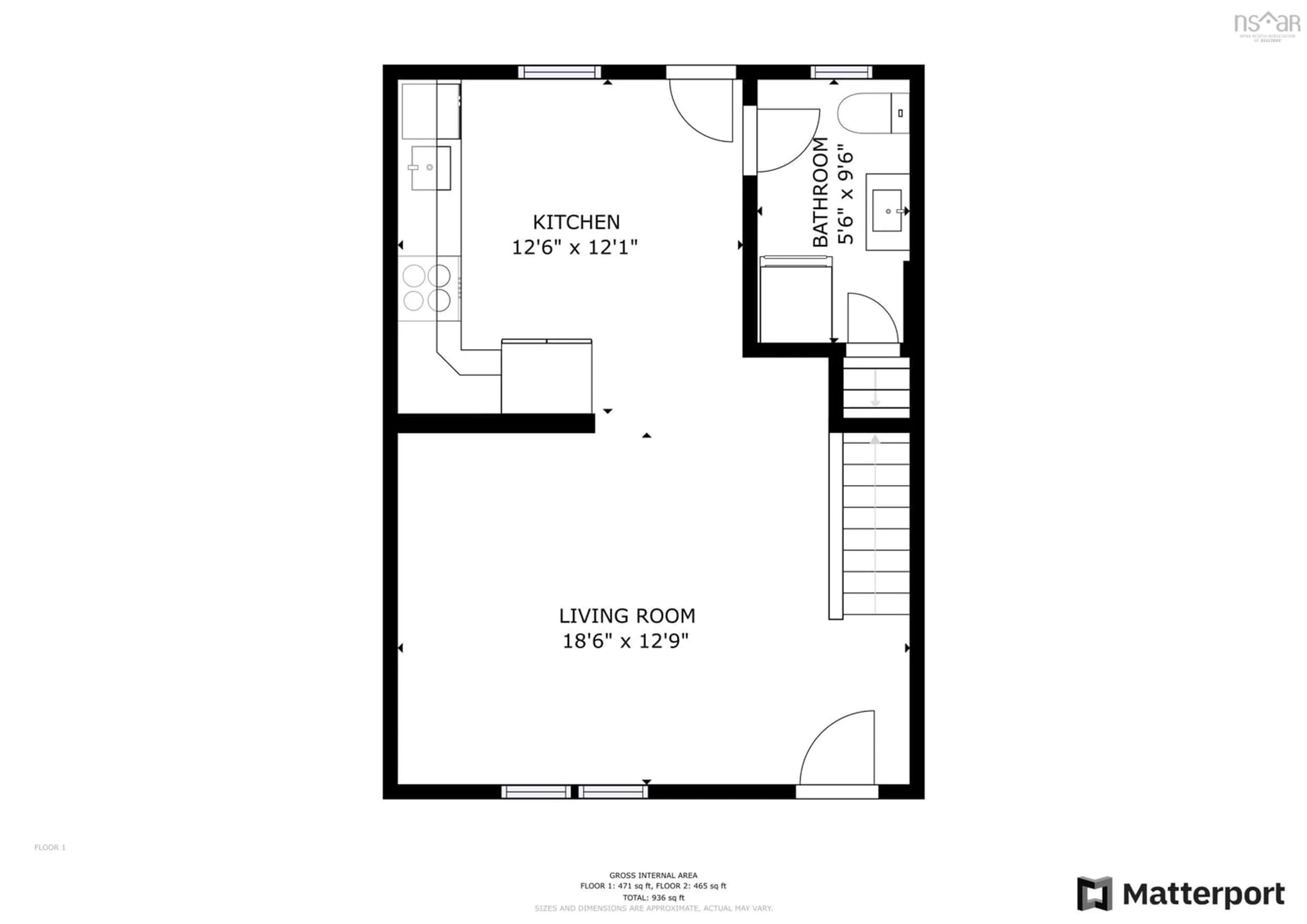 Floor plan for 6276 Lawrence St, Halifax Nova Scotia B3L 1J9