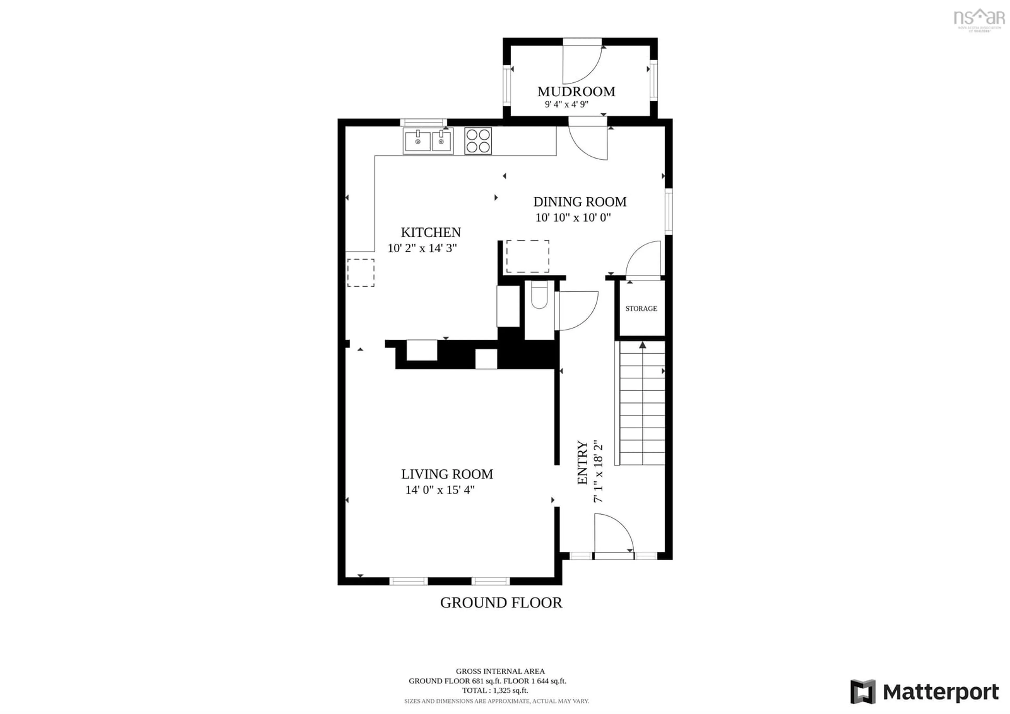 Floor plan for 161 Church St, Pictou Nova Scotia B0K 1H0