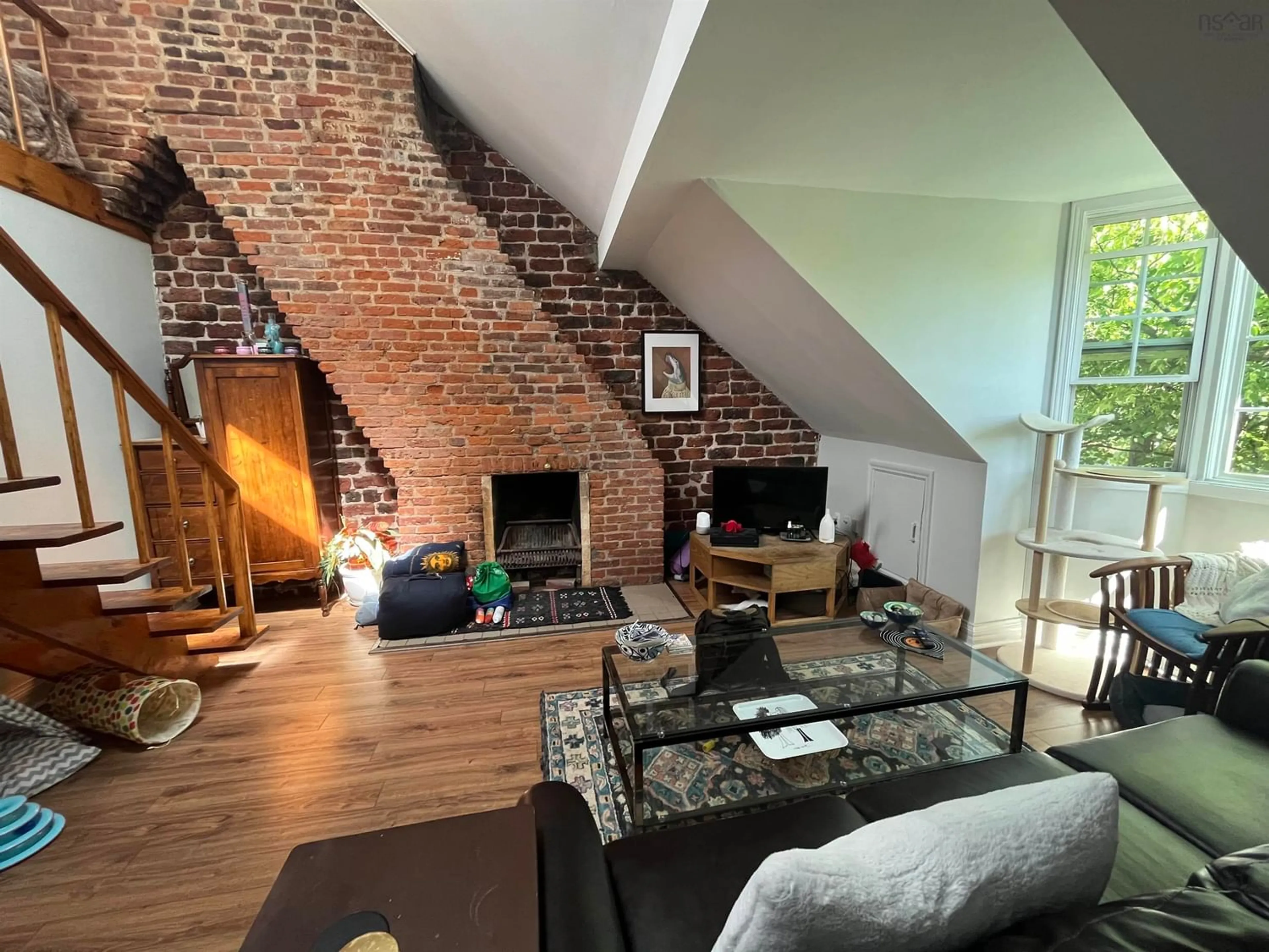 Living room, wood floors for 5639 Morris St, Halifax Nova Scotia B3J 1C4