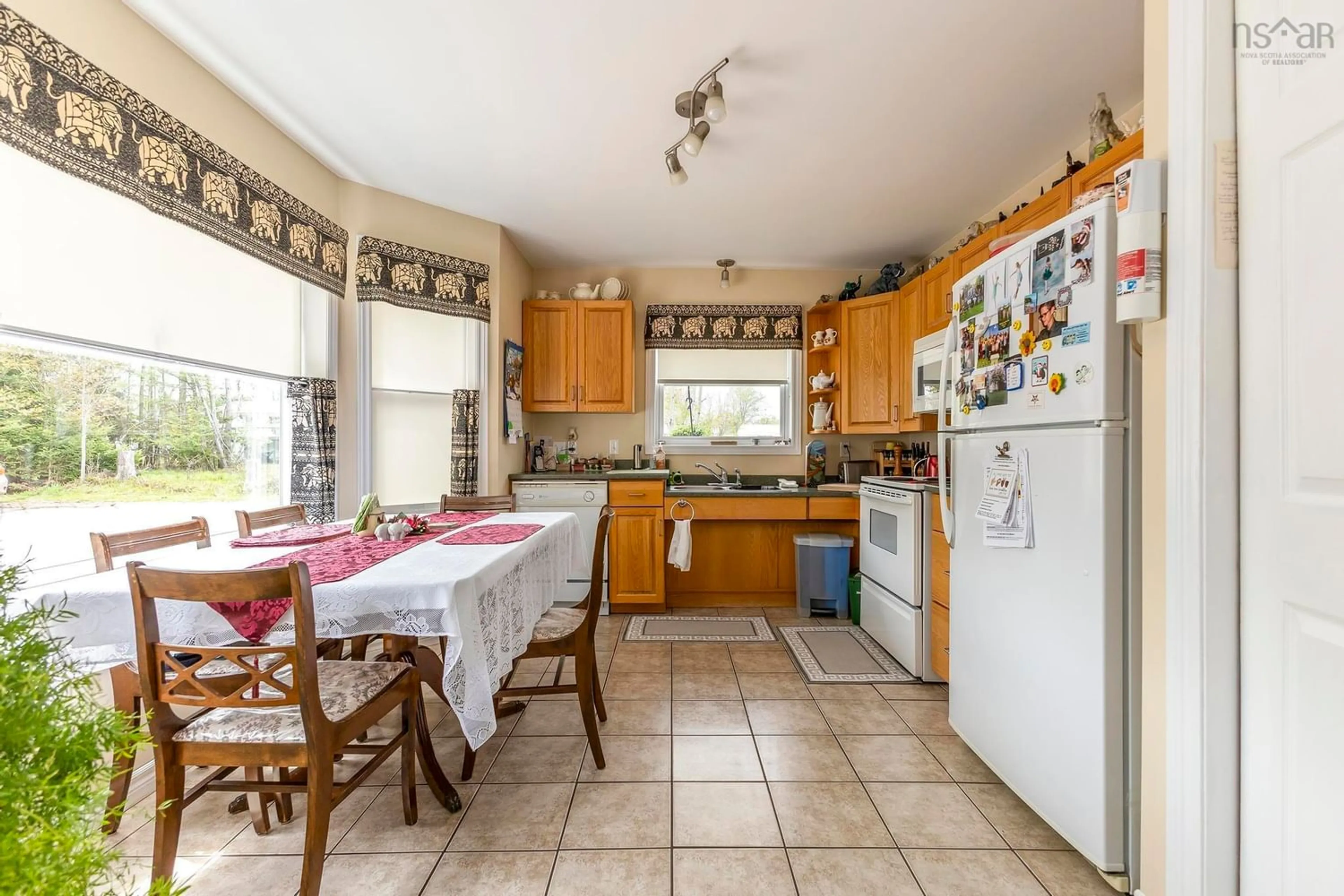 Kitchen, ceramic floors, cottage for 494A Pictou Rd, Valley Nova Scotia B2N 2V1