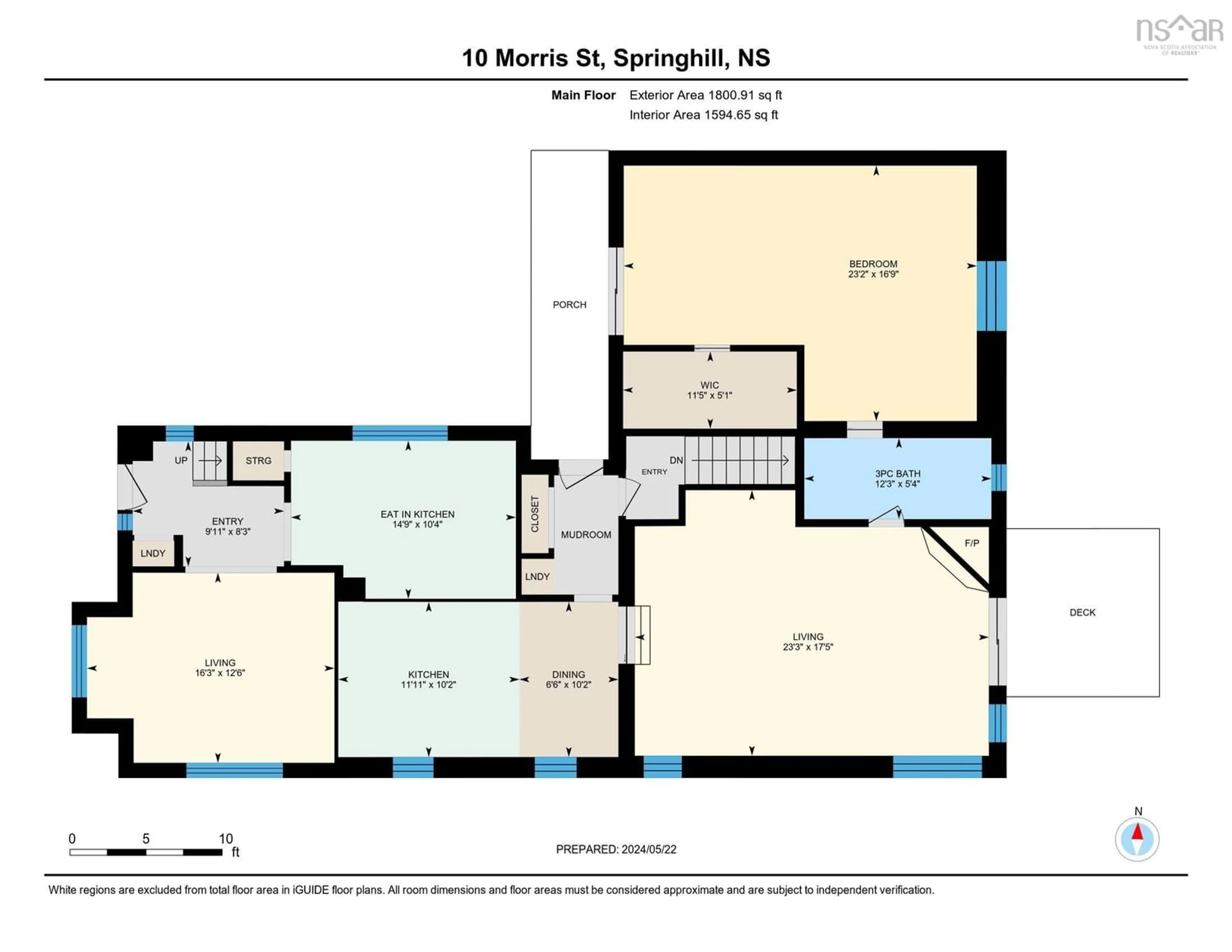 Floor plan for 10 Morris St, Springhill Nova Scotia B0M 1X0