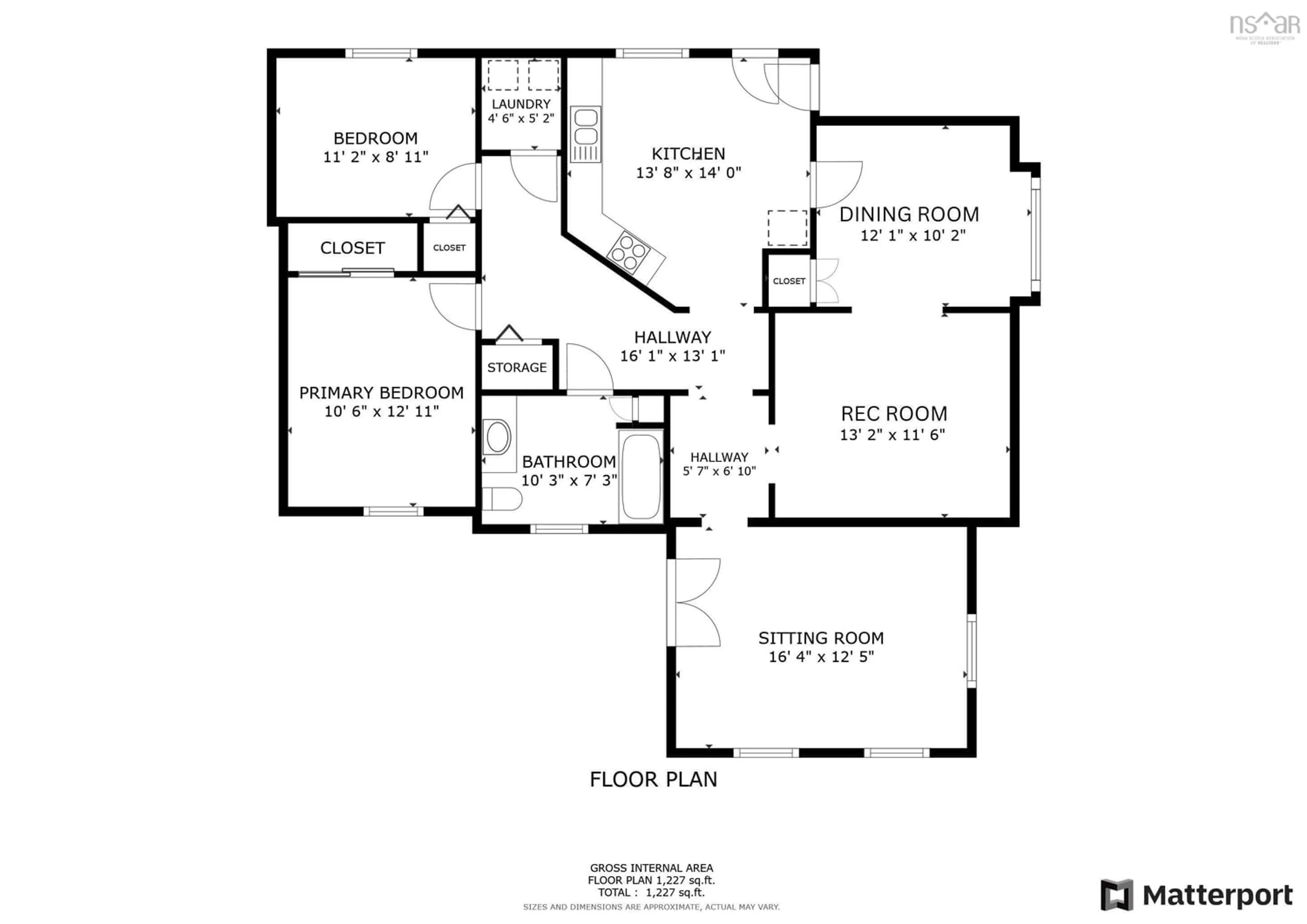 Floor plan for 77 Jenks Ave, Parrsboro Nova Scotia B0M 1S0