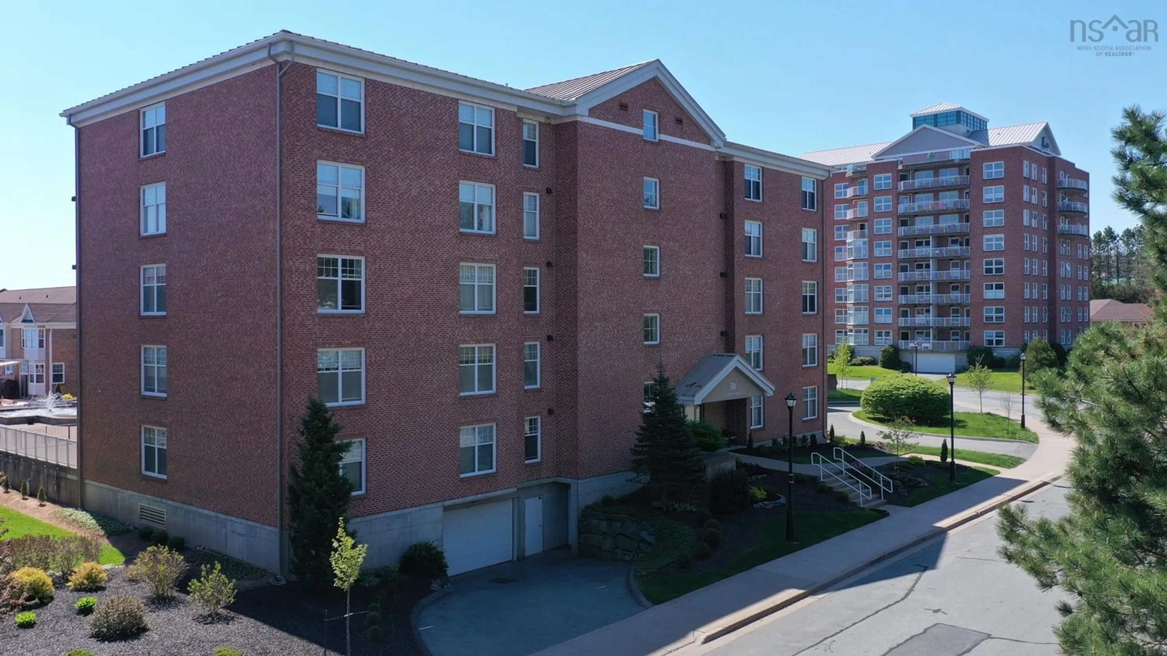 A pic from exterior of the house or condo, the front or back of building for 50 Waterfront Dr #104, Bedford Nova Scotia B4A 4H3