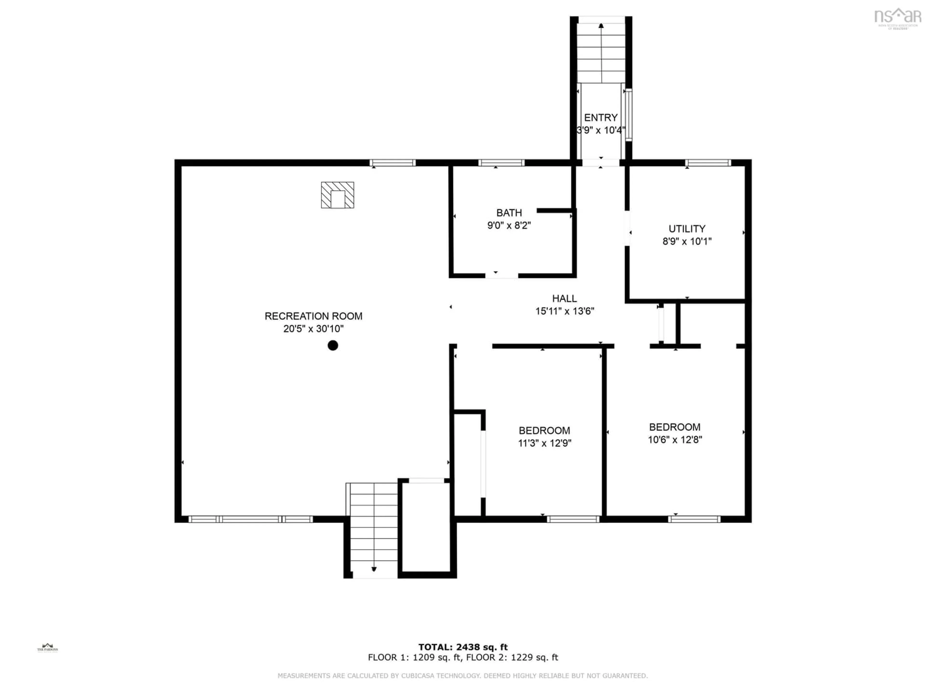Floor plan for 27 Fletcher Rd, Ardoise Nova Scotia B0N 1L0