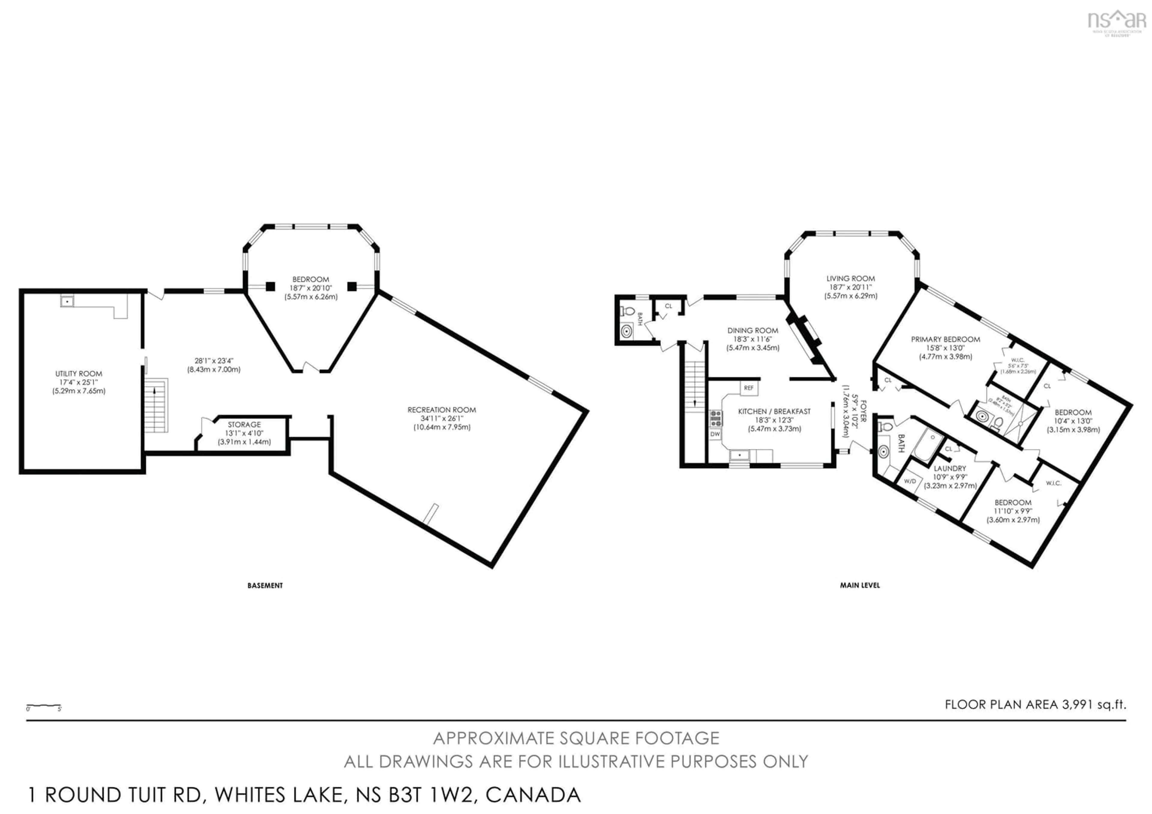 Floor plan for 1 Round Tuit Rd, Whites Lake Nova Scotia B3T 1W2