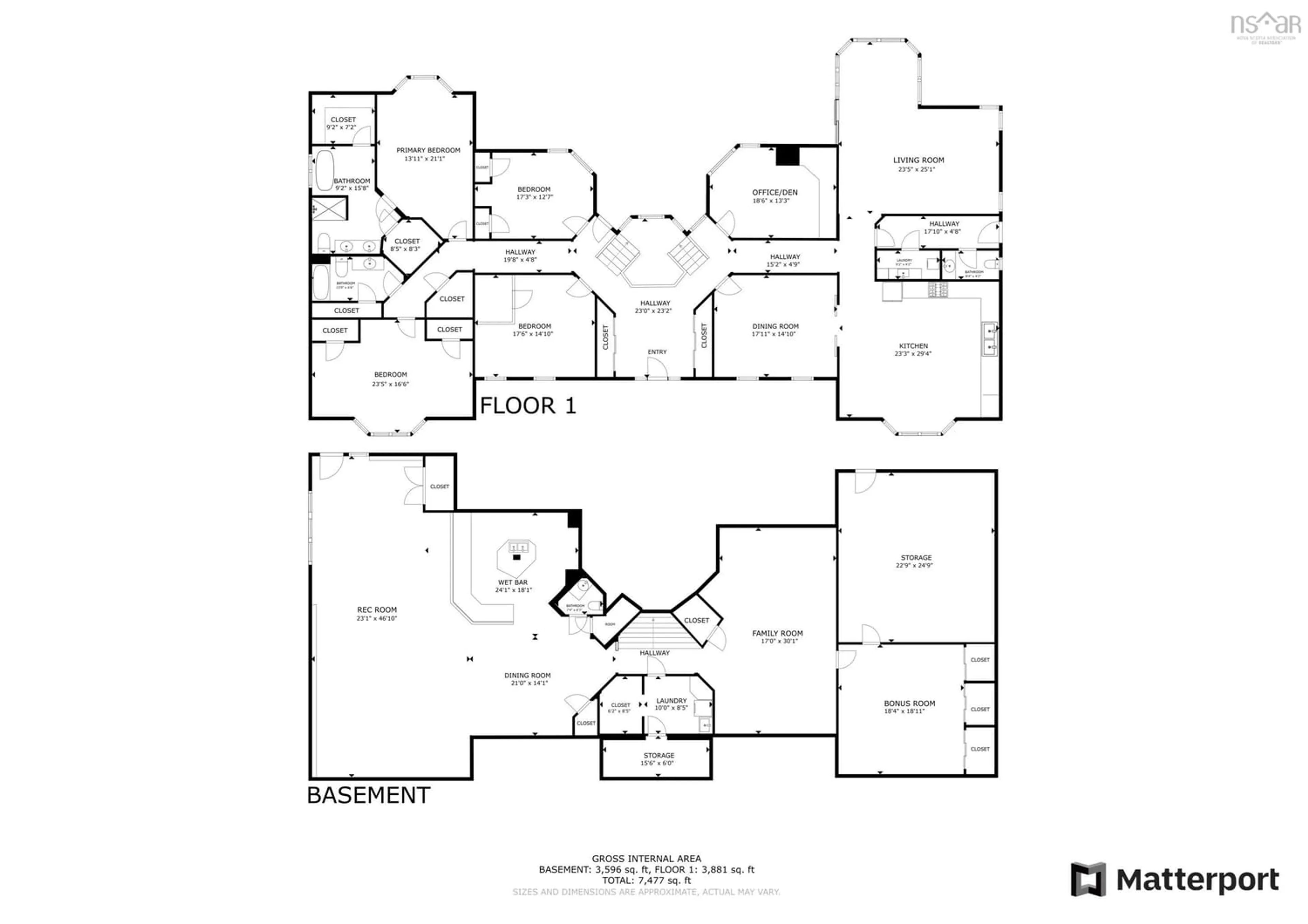 Floor plan for 19 Francis Gray Dr, Sambro Nova Scotia B3V 1R4