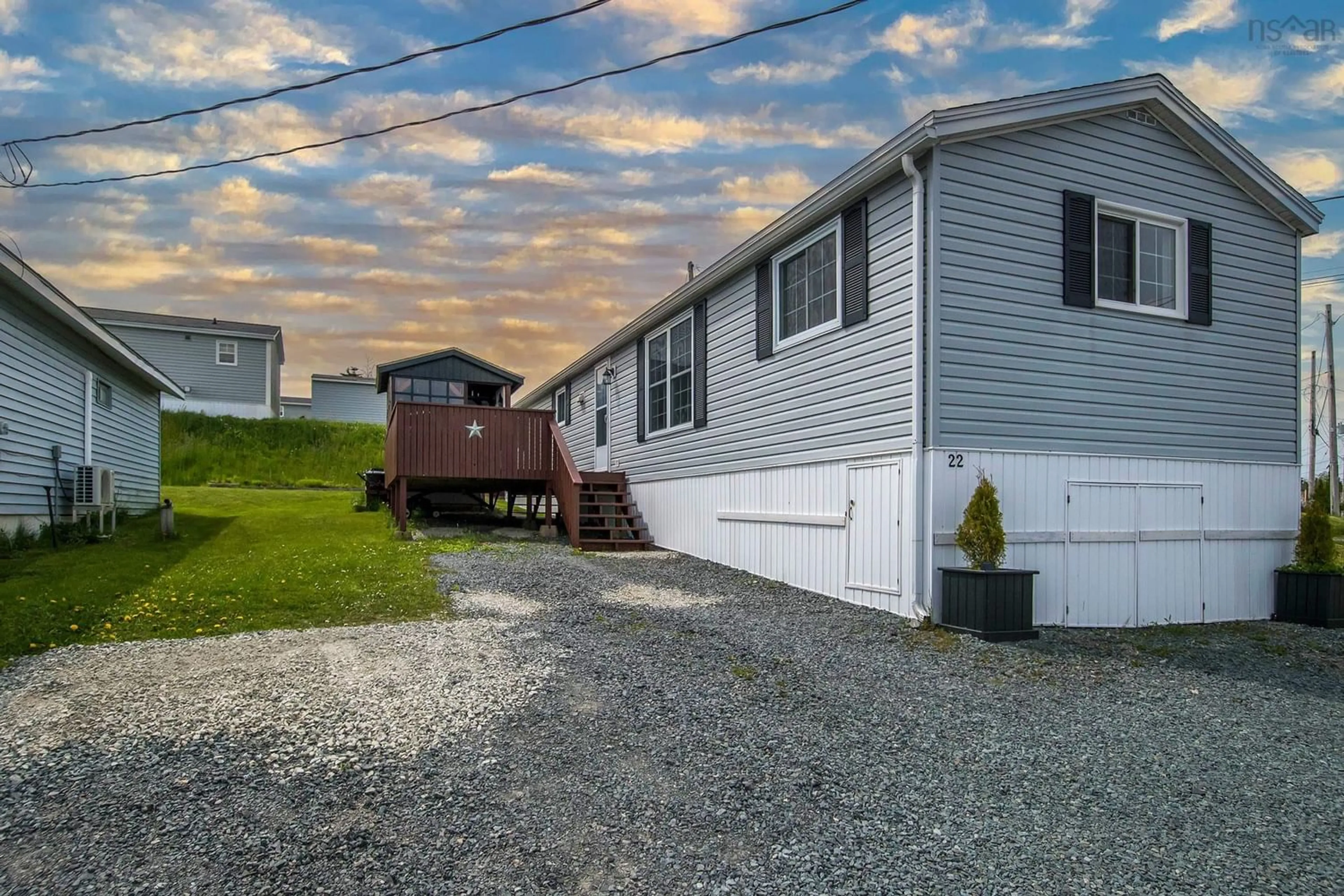 A pic from exterior of the house or condo for 22 Skyline Dr, Harrietsfield Nova Scotia B3V 1B3