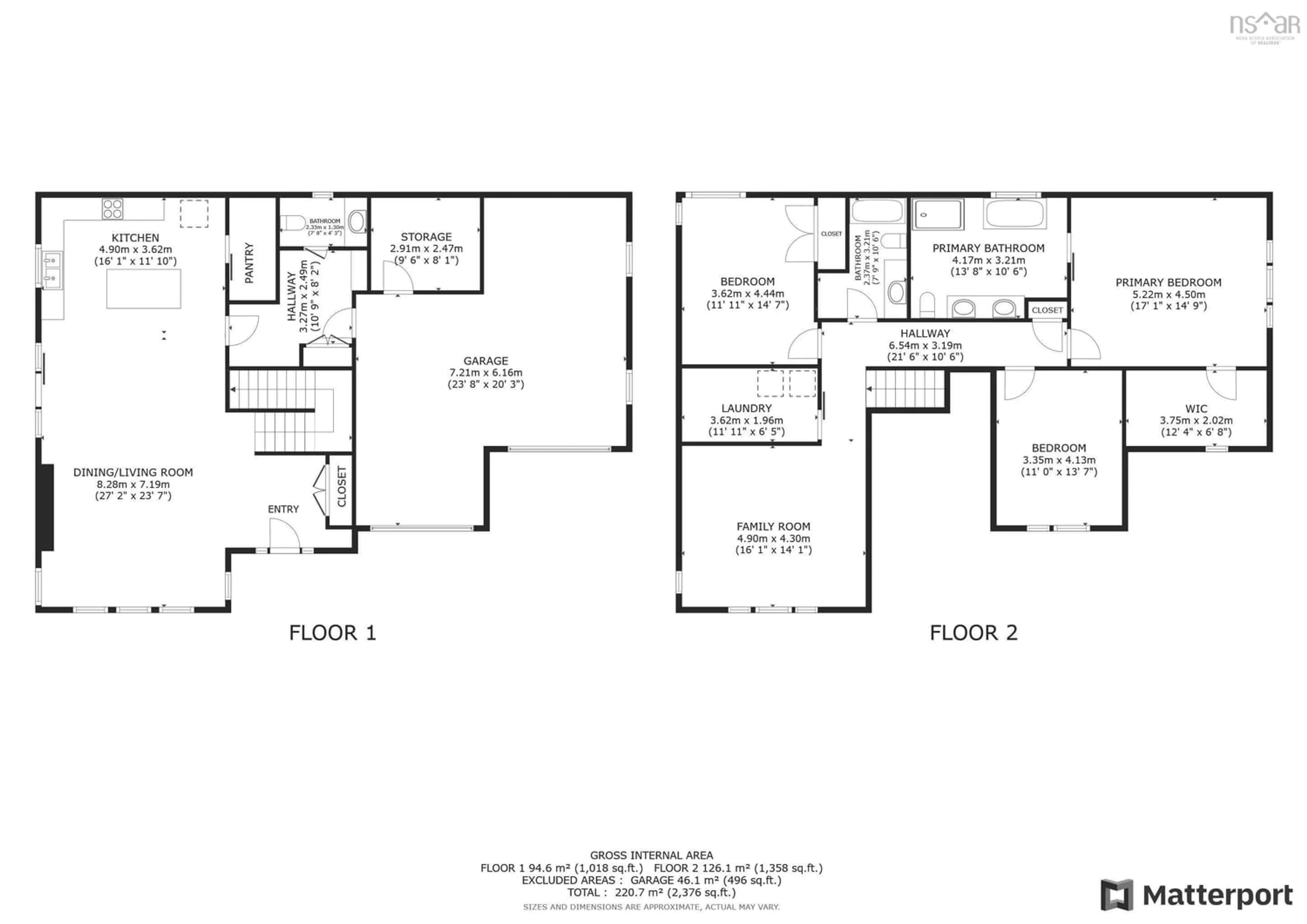 Floor plan for 6 Old Oakes Dr, Waverley Nova Scotia B2R 1E7