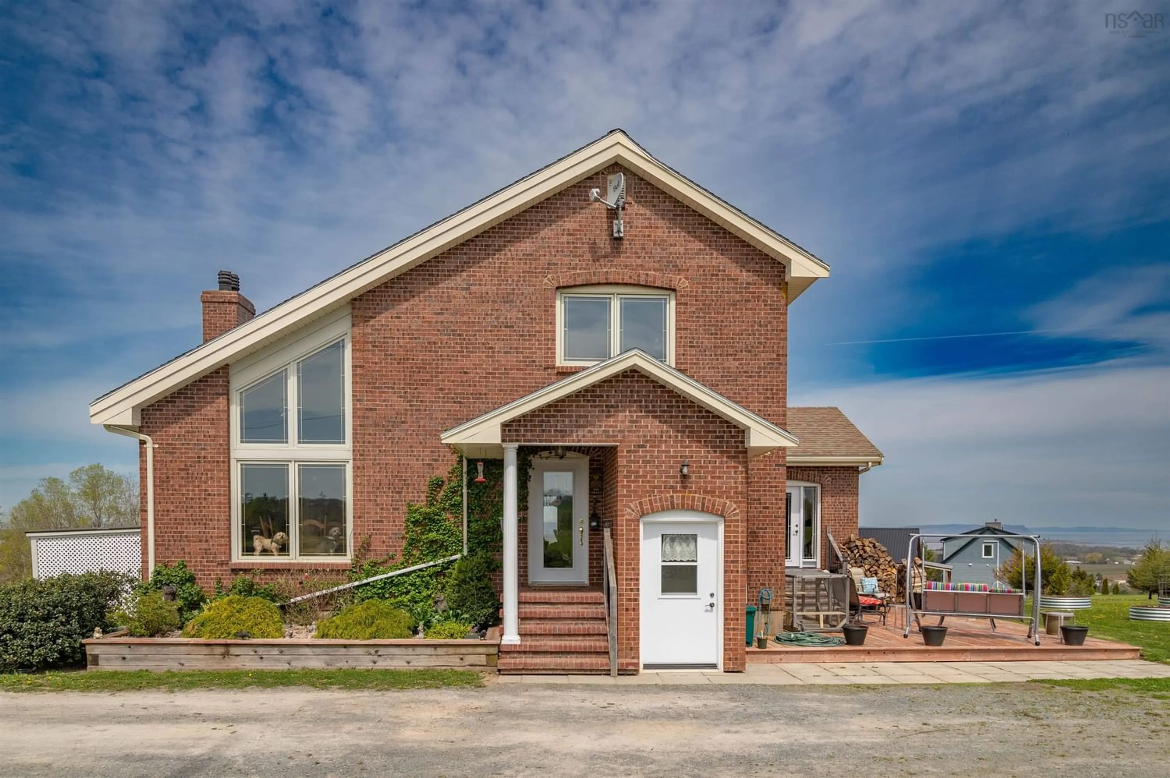 Home with brick exterior material for 12809 Highway 1, Avonport Nova Scotia B0P 1P0