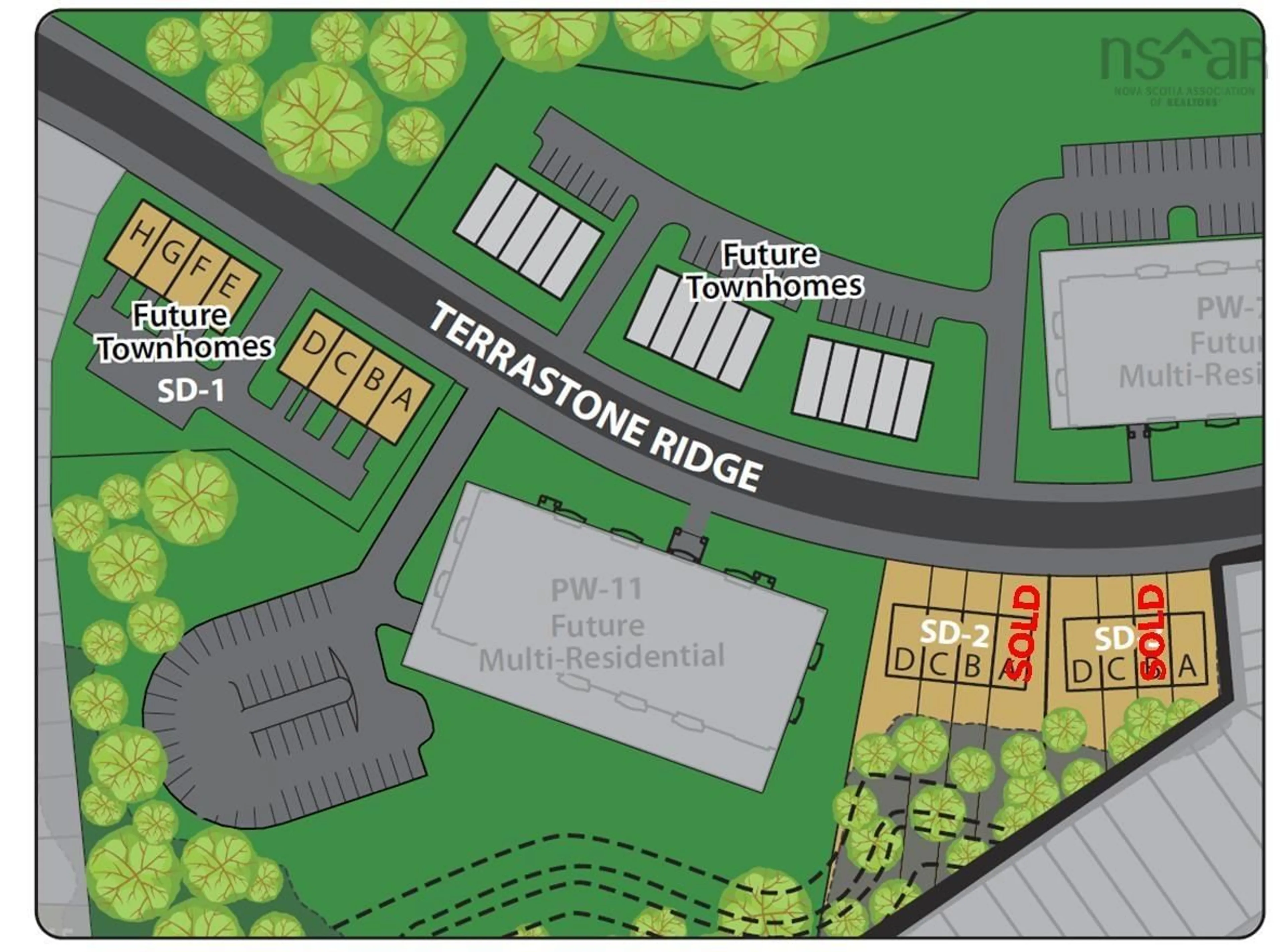 Floor plan for Terrastone Ridge #SD-3B, Dartmouth Nova Scotia B2X 2E8