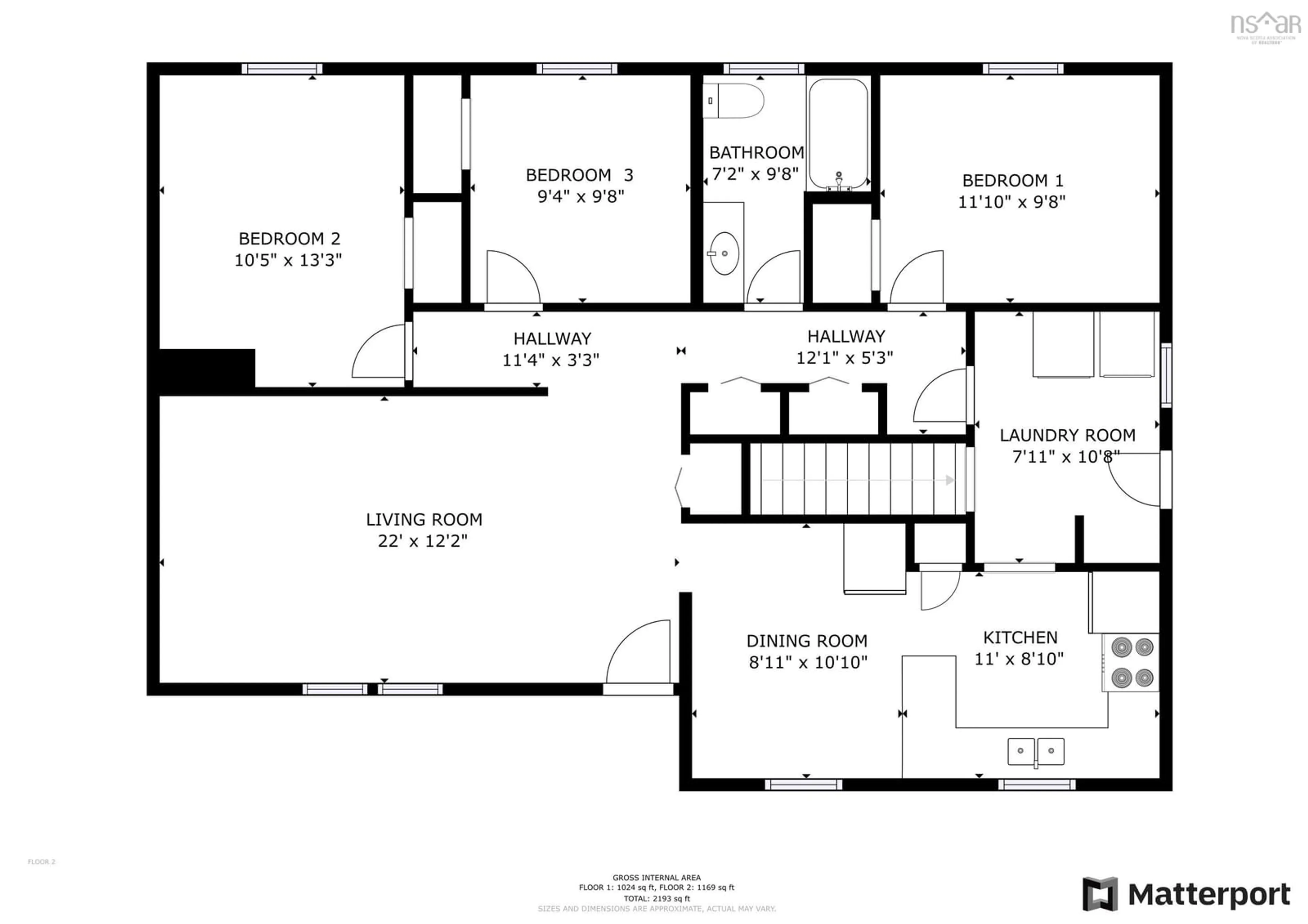 Floor plan for 127 Highland Ave, Wolfville Nova Scotia B4P 1Z8