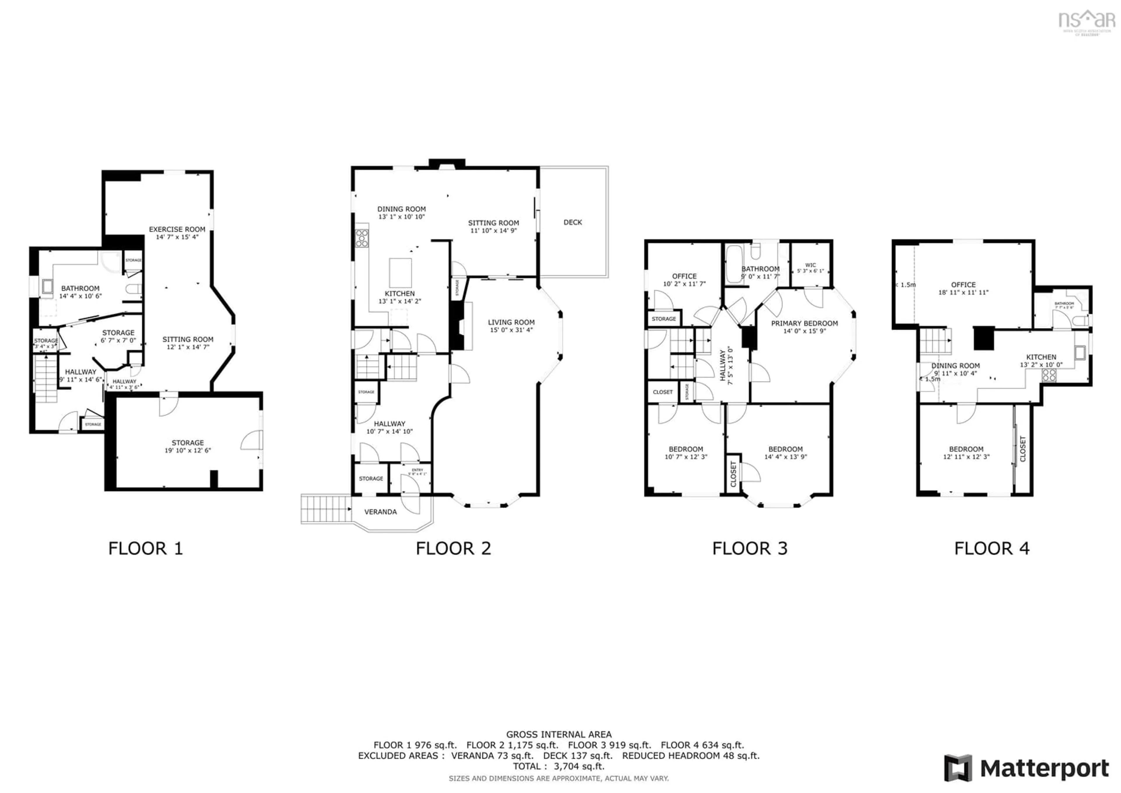 Floor plan for 93 Rigby, Sydney Nova Scotia B1P 4T5