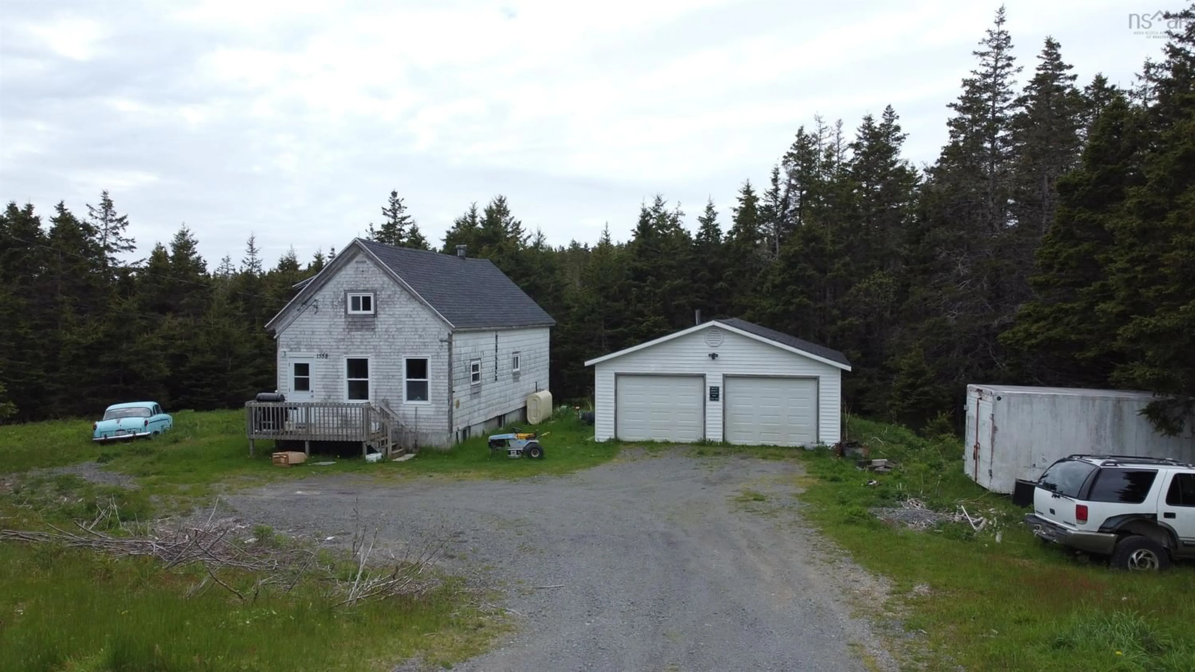 Outside view for 1558 Salmon River Rd, L'Ardoise Nova Scotia B0E 1S0