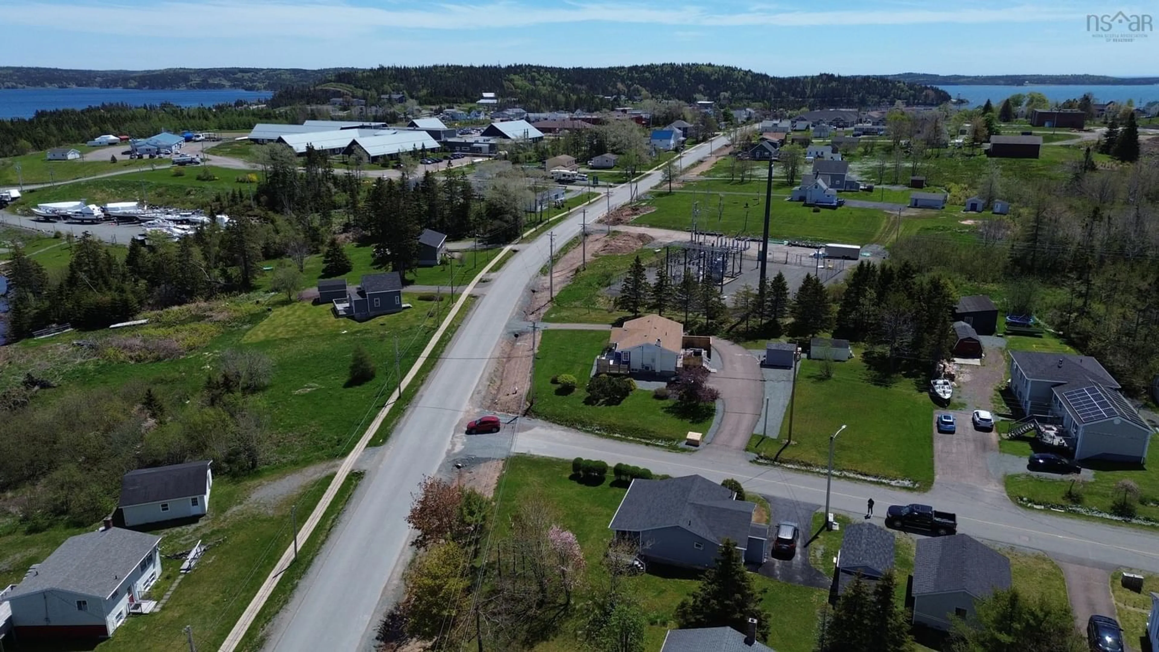 A pic from exterior of the house or condo, the street view for 10 Lakeview Dr, St. Peter's Nova Scotia B0E 3B0