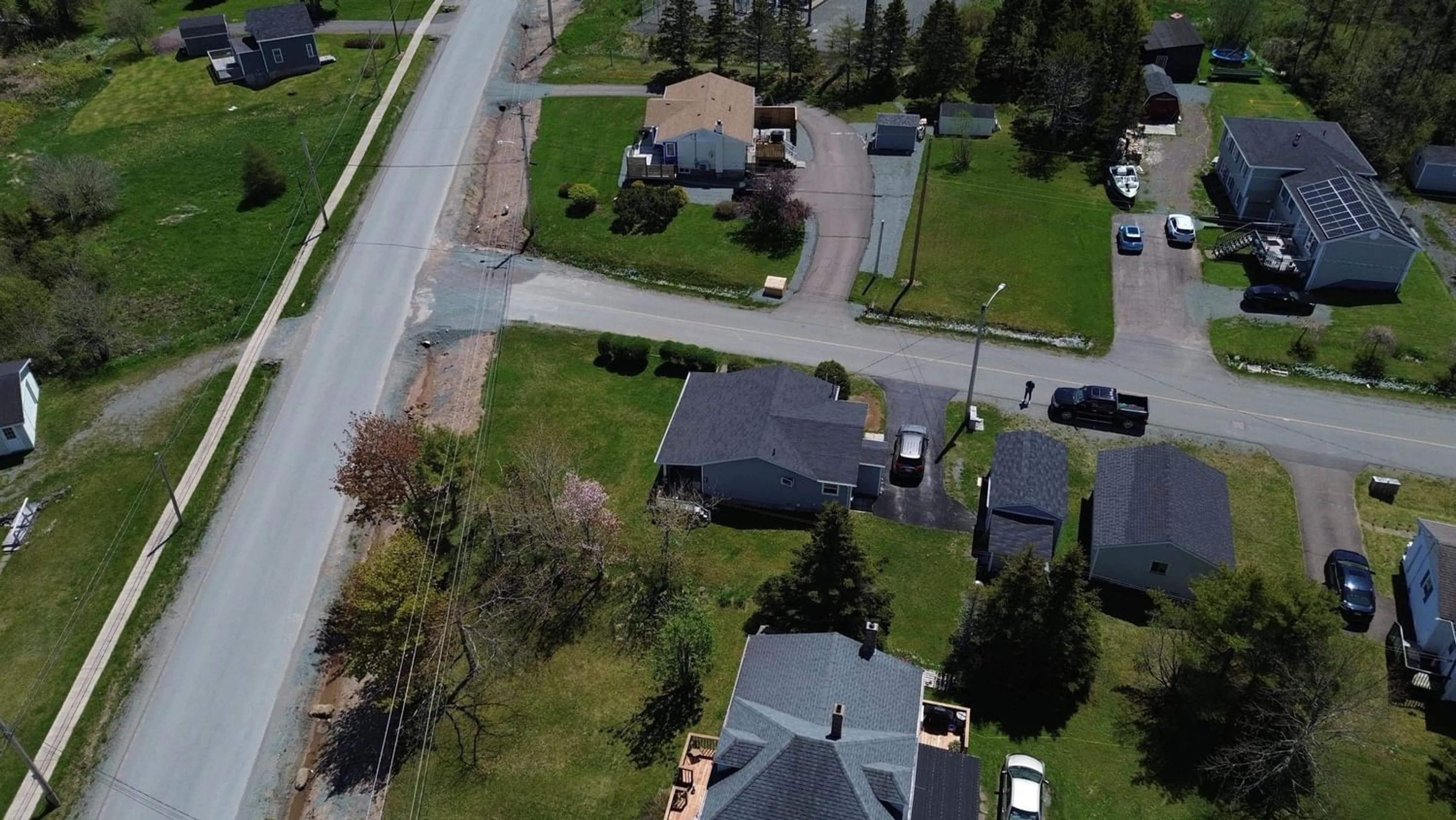 Frontside or backside of a home, the street view for 10 Lakeview Dr, St. Peter's Nova Scotia B0E 3B0