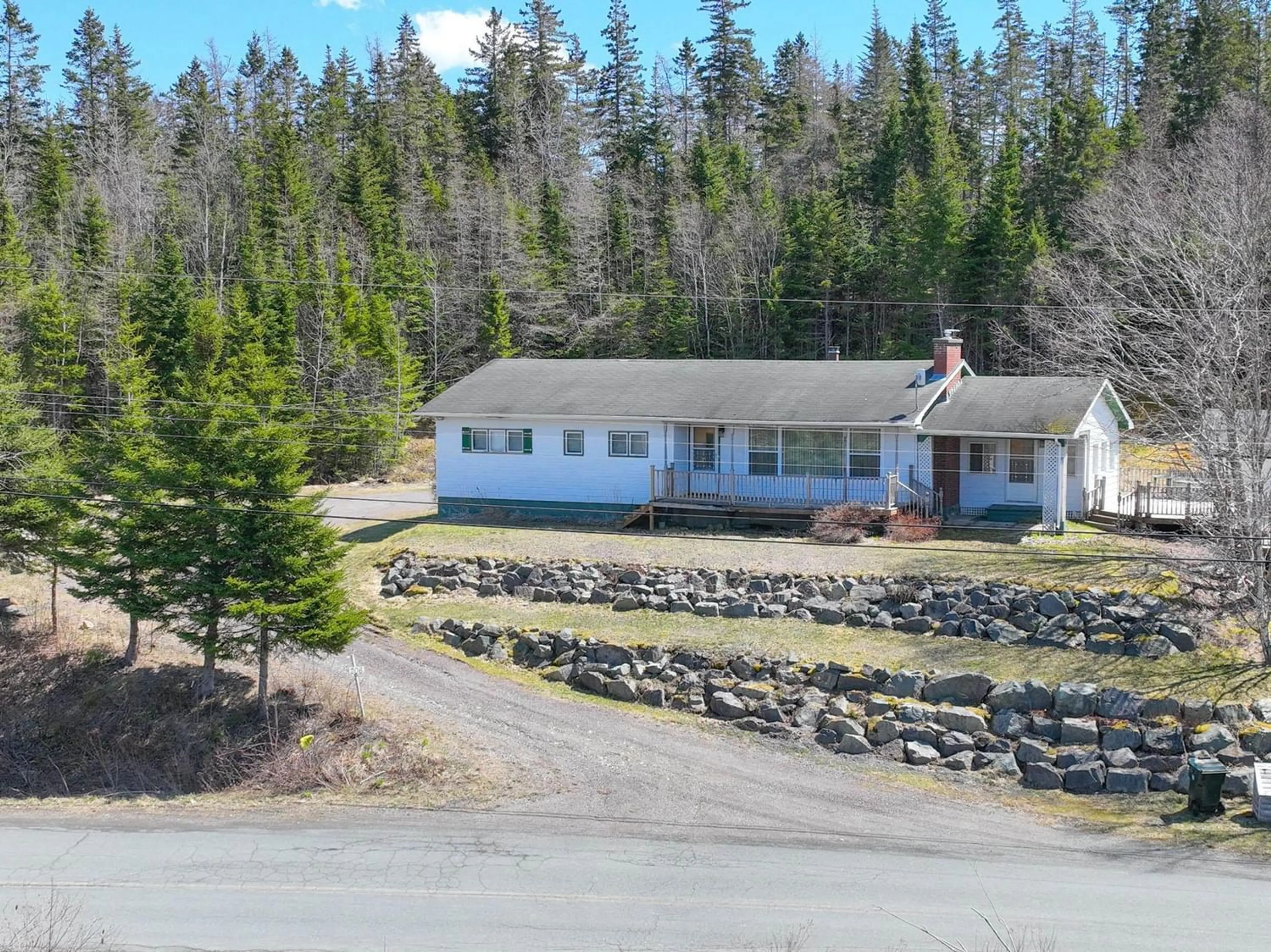 Outside view for 201 Trout Brook Rd, Marion Bridge Nova Scotia B1K 2G3