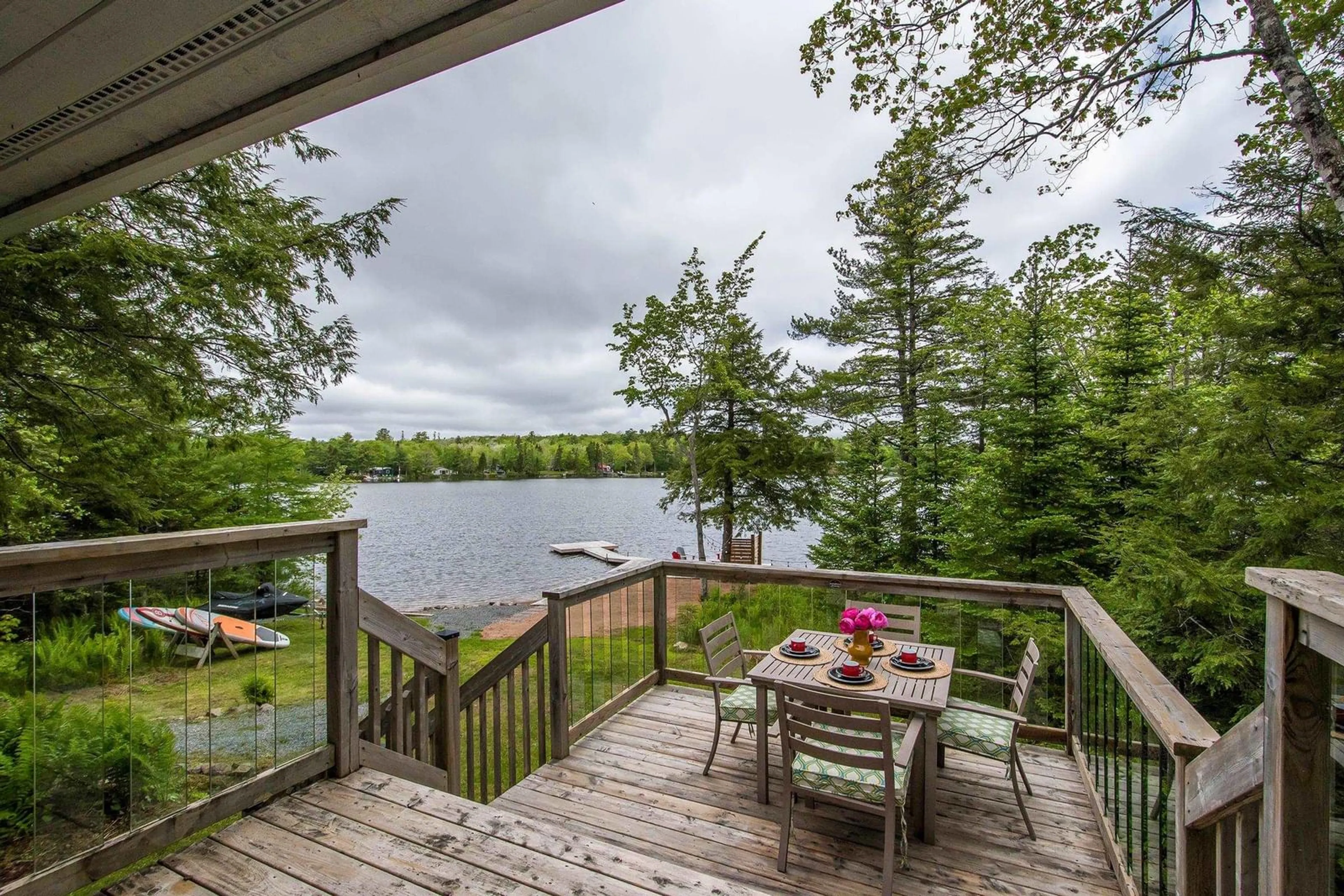 Patio, cottage for 463 Highway 1, Mount Uniacke Nova Scotia B0N 1Z0