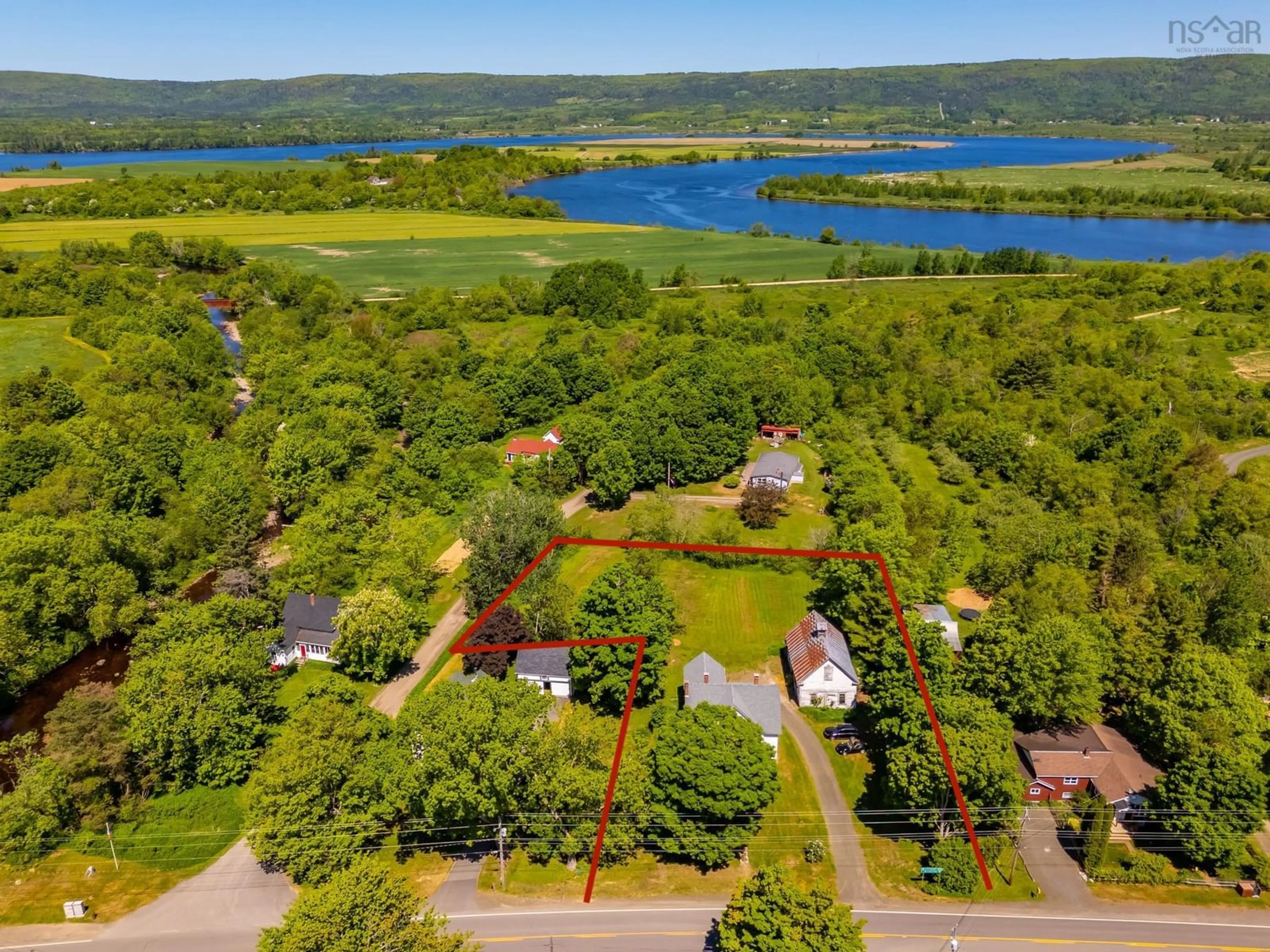 A pic from exterior of the house or condo, the view of lake or river for 1851 Highway 201, Round Hill Nova Scotia B0S 1C0