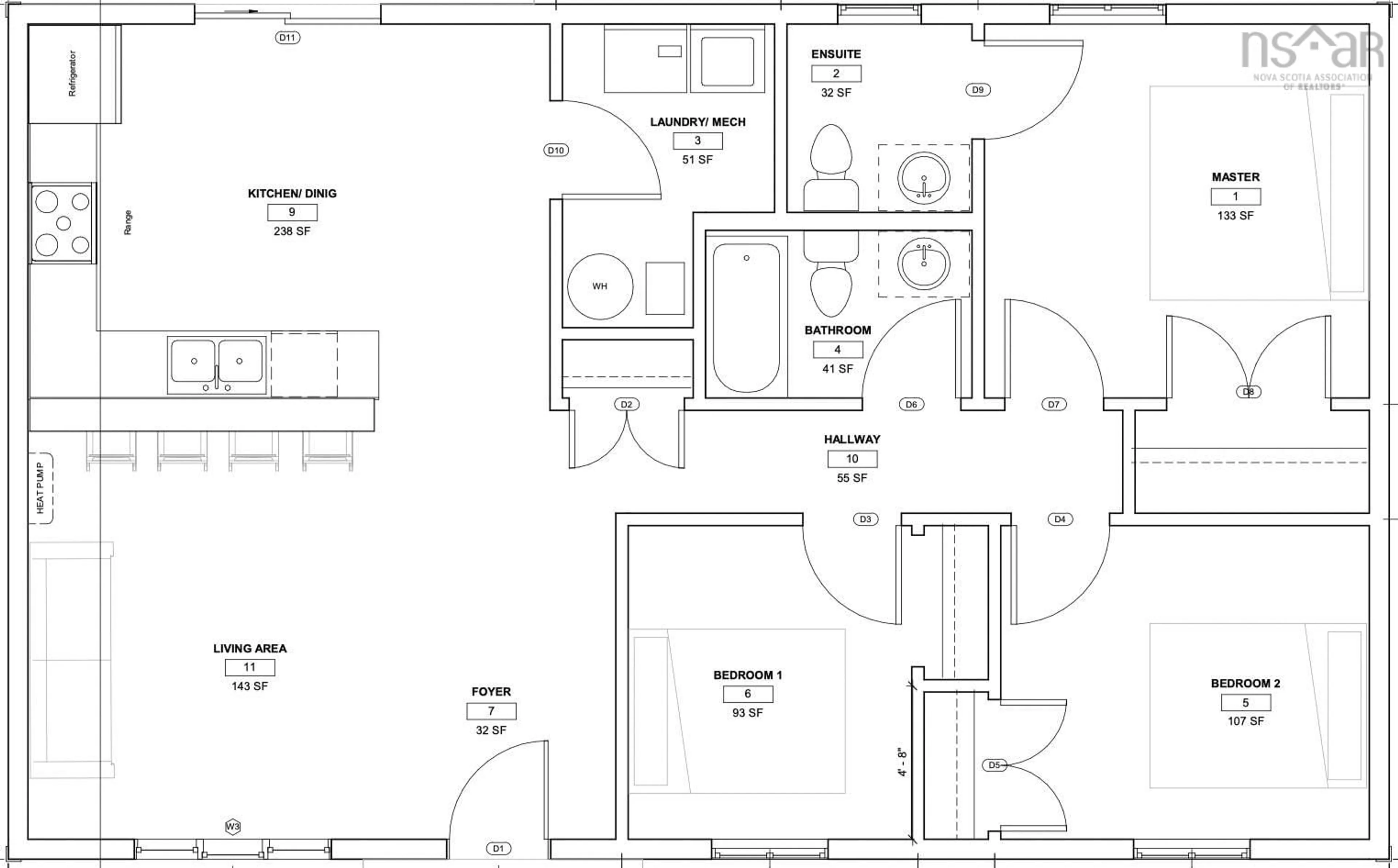 Floor plan for 53 Vendora Dr, Nictaux Nova Scotia B0S 1P0