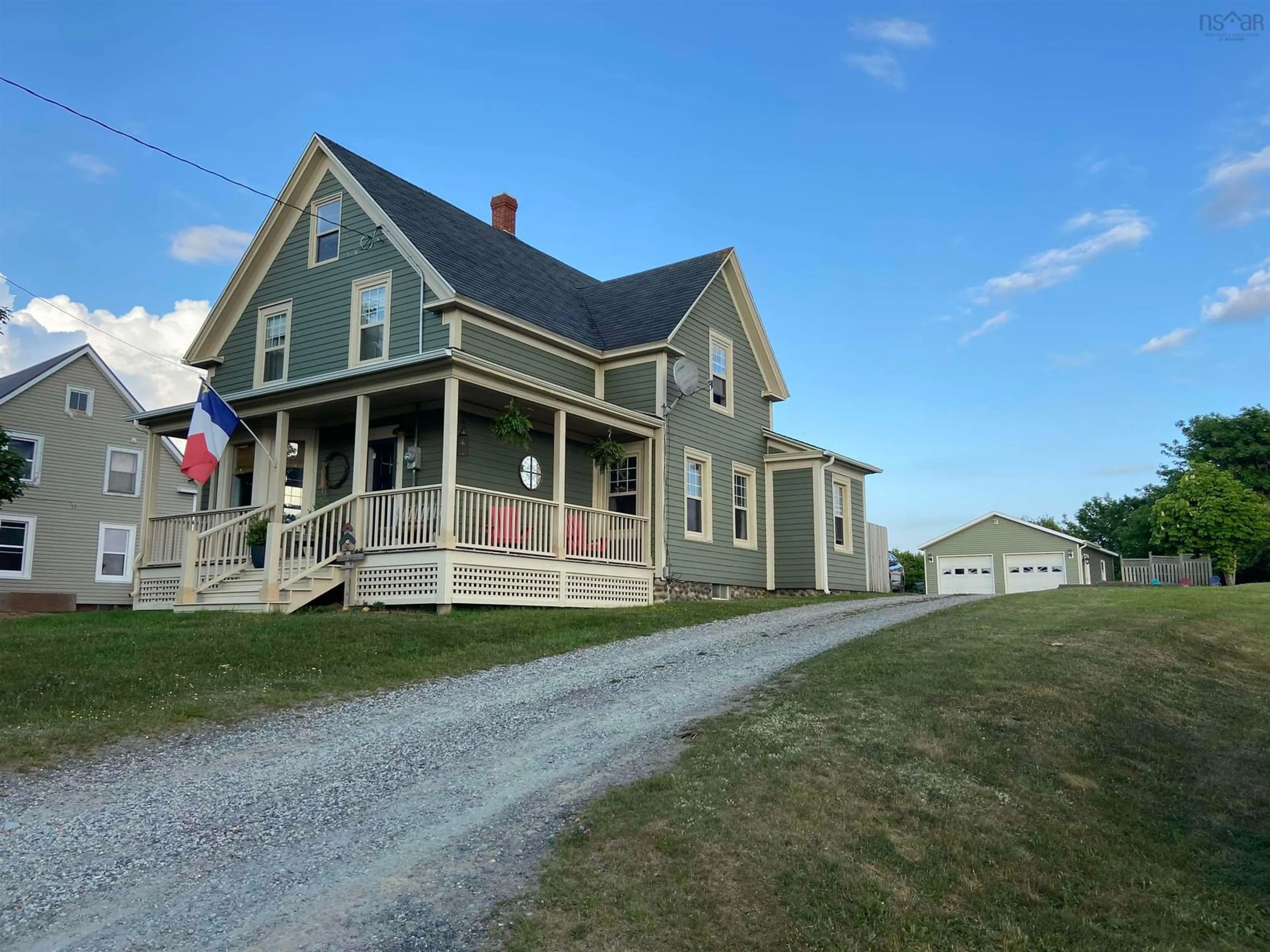 Outside view for 8504 Highway 1, Meteghan Centre Nova Scotia B0W 2K0