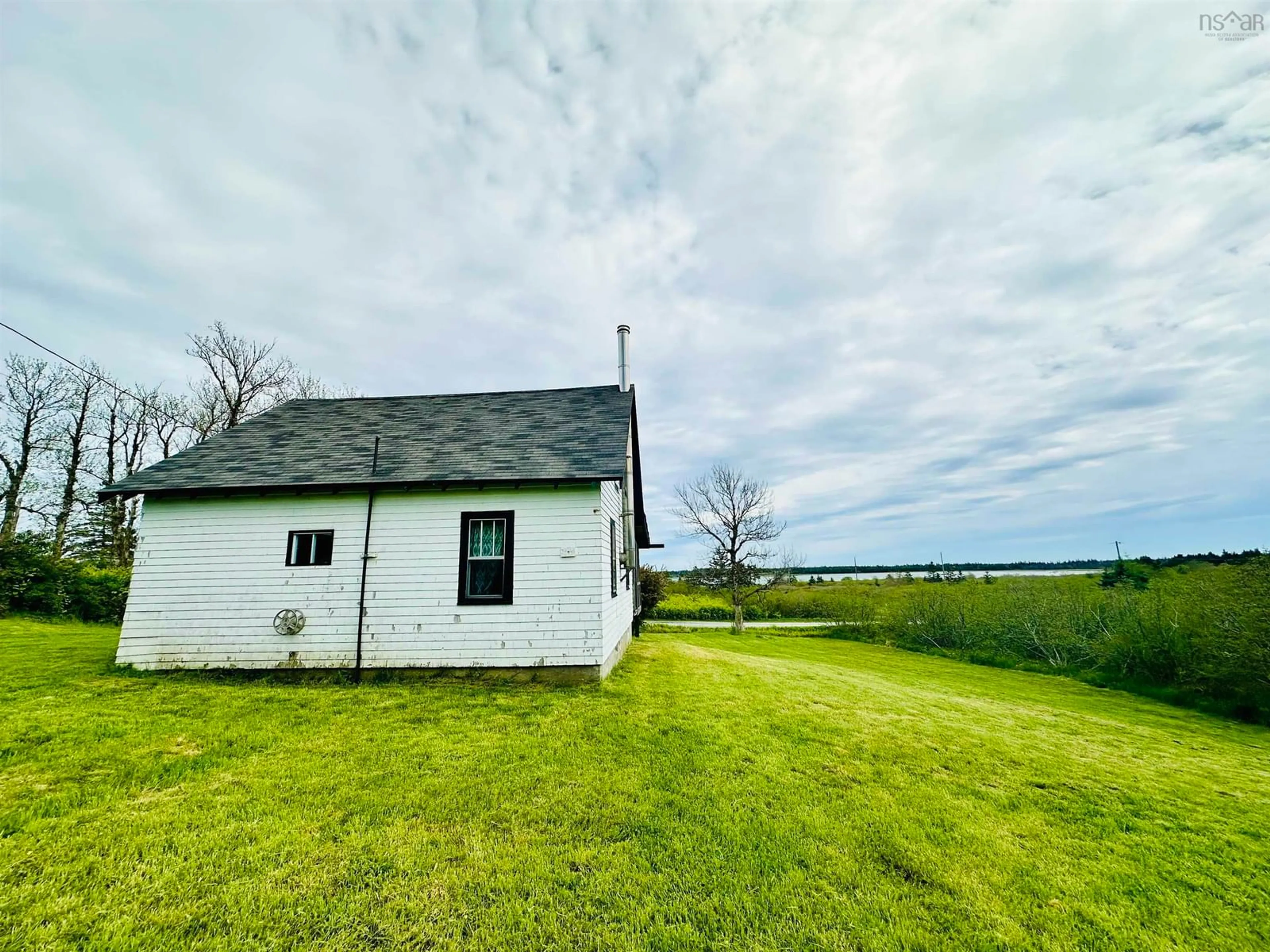 A pic from outside/outdoor area/front of a property/back of a property/a pic from drone, water/lake/river/ocean view for 2450 West Sable Rd, Little Harbour Nova Scotia B0T 1W0