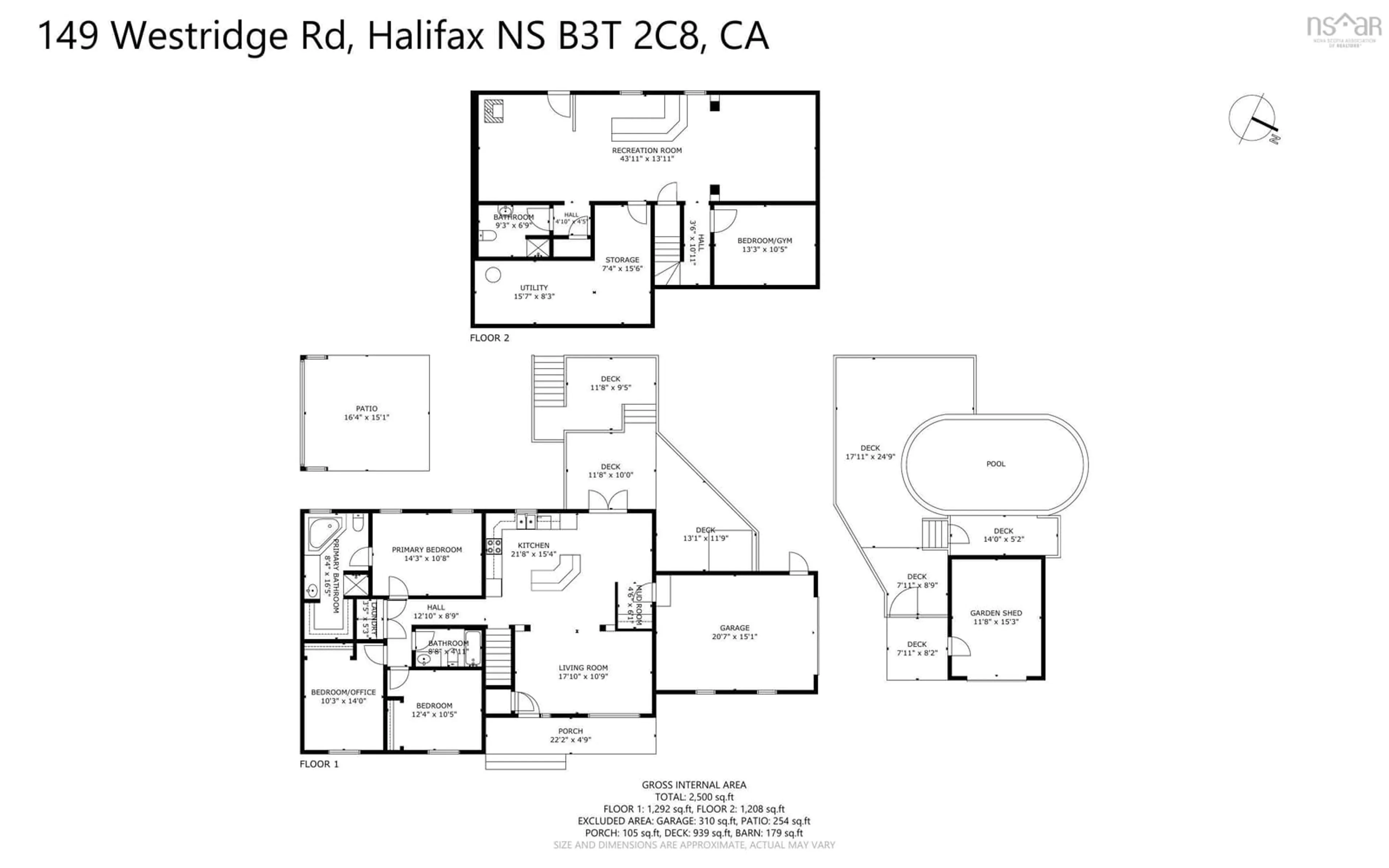 Floor plan for 149 Westridge Rd, Hatchet Lake Nova Scotia B3T 2C8