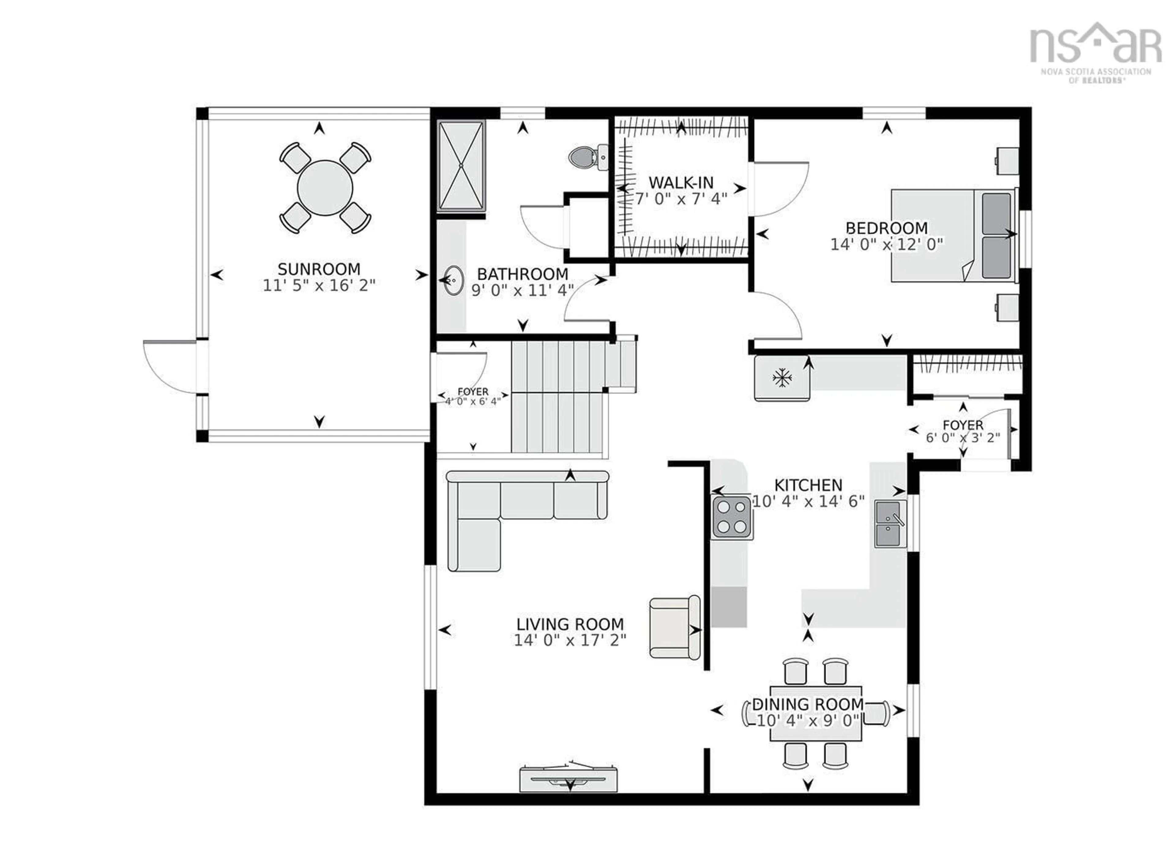 Floor plan for 167 Lintlops Rd, Murphy Cove Nova Scotia B0J 3H0