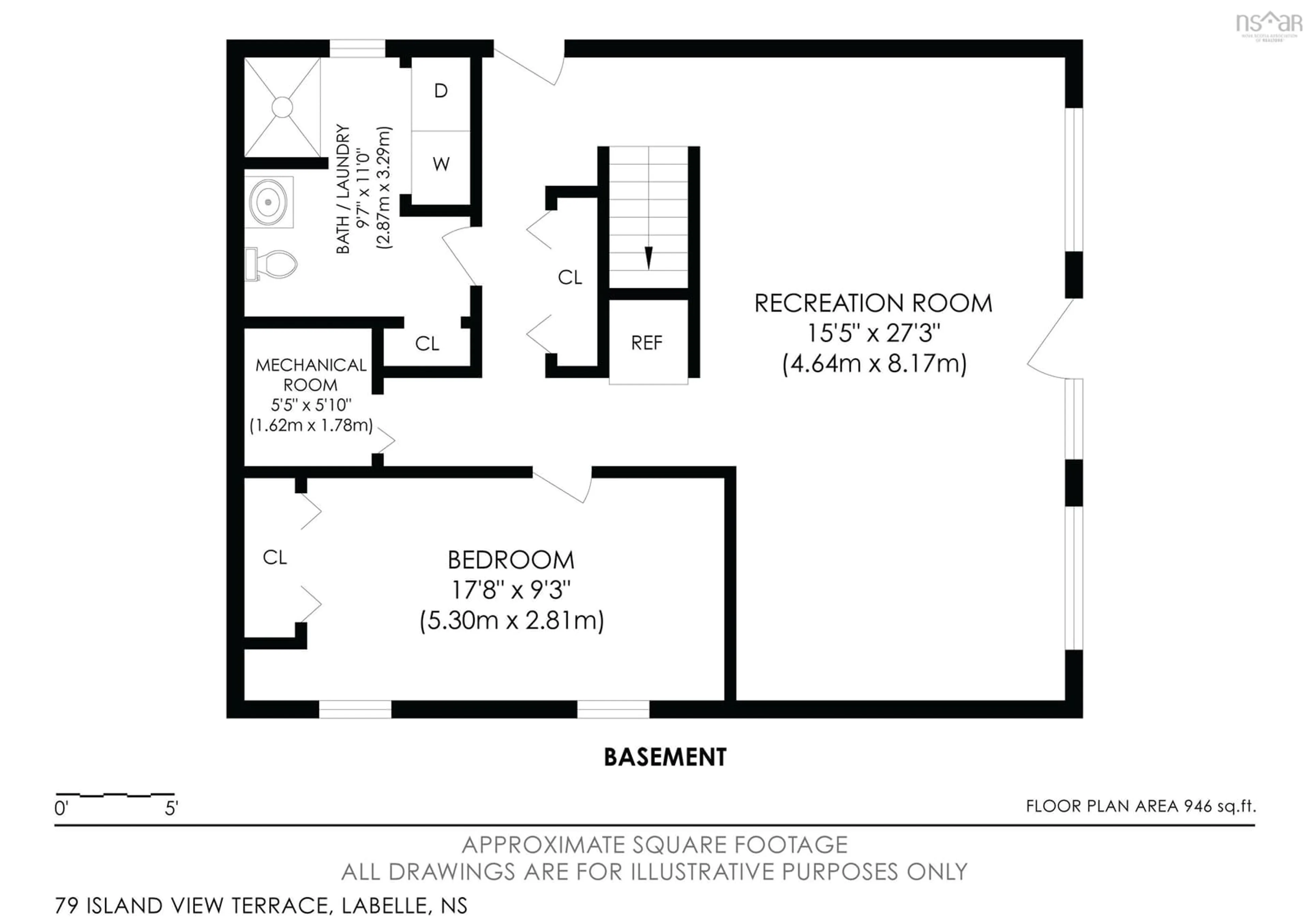 Floor plan for 79 Island View Terr, Labelle Nova Scotia B4V 8V3