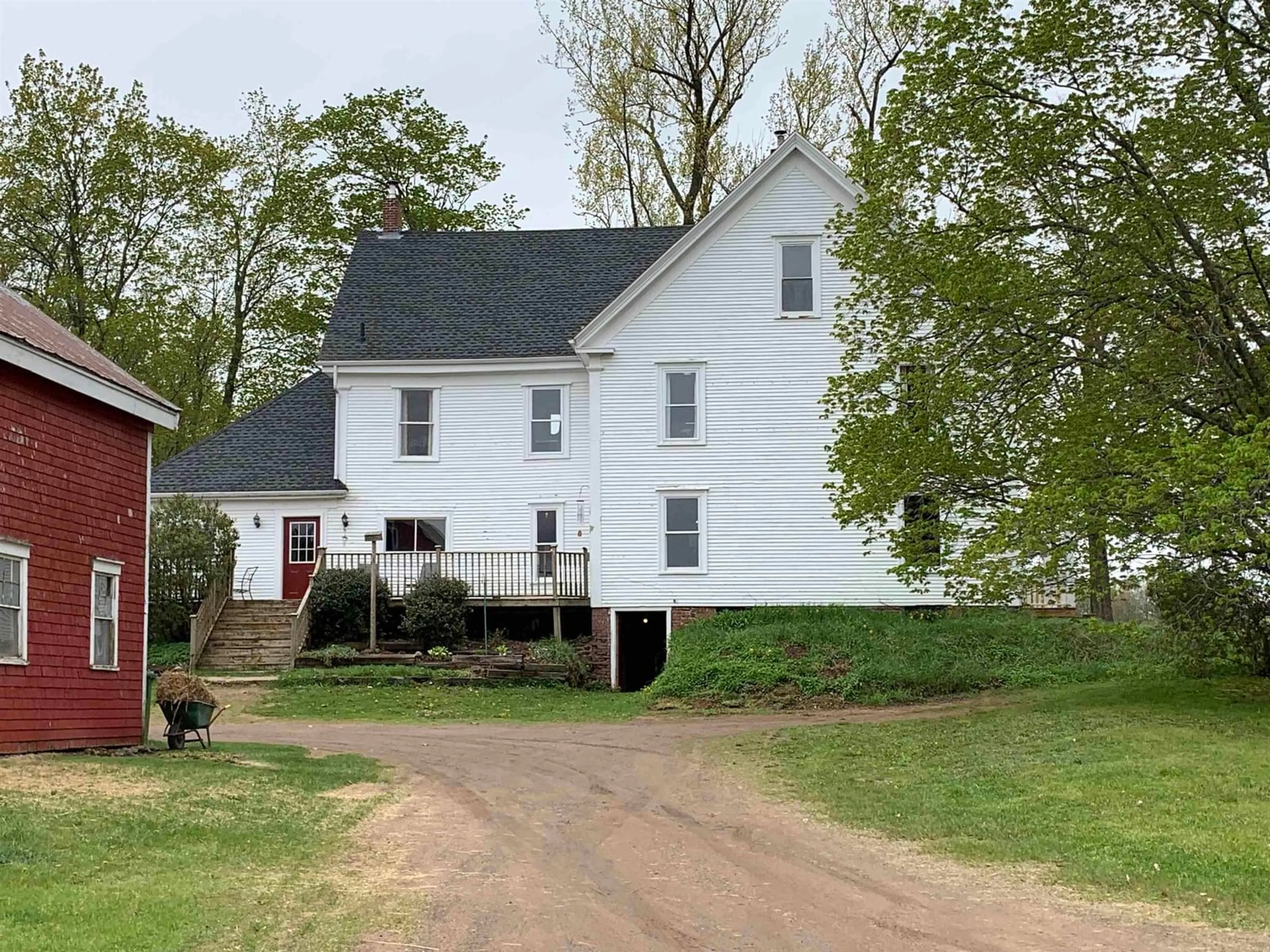 A pic from outside/outdoor area/front of a property/back of a property/a pic from drone, street for 922 Bains Rd, Sheffield Mills Nova Scotia B0P 1H0