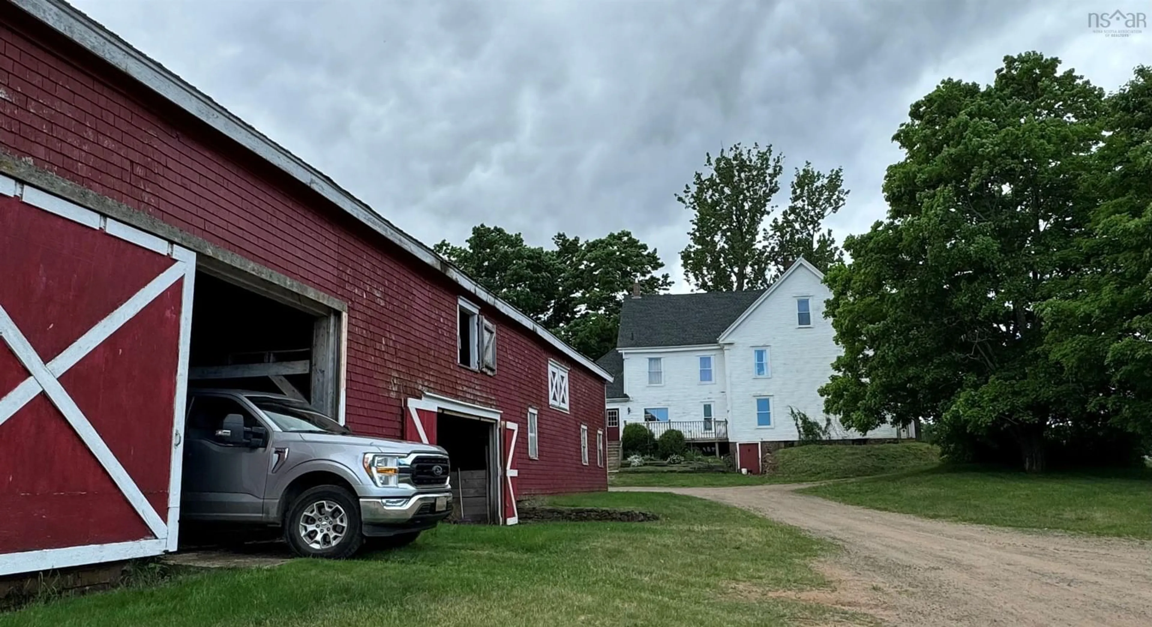A pic from outside/outdoor area/front of a property/back of a property/a pic from drone, building for 922 Bains Rd, Sheffield Mills Nova Scotia B0P 1H0