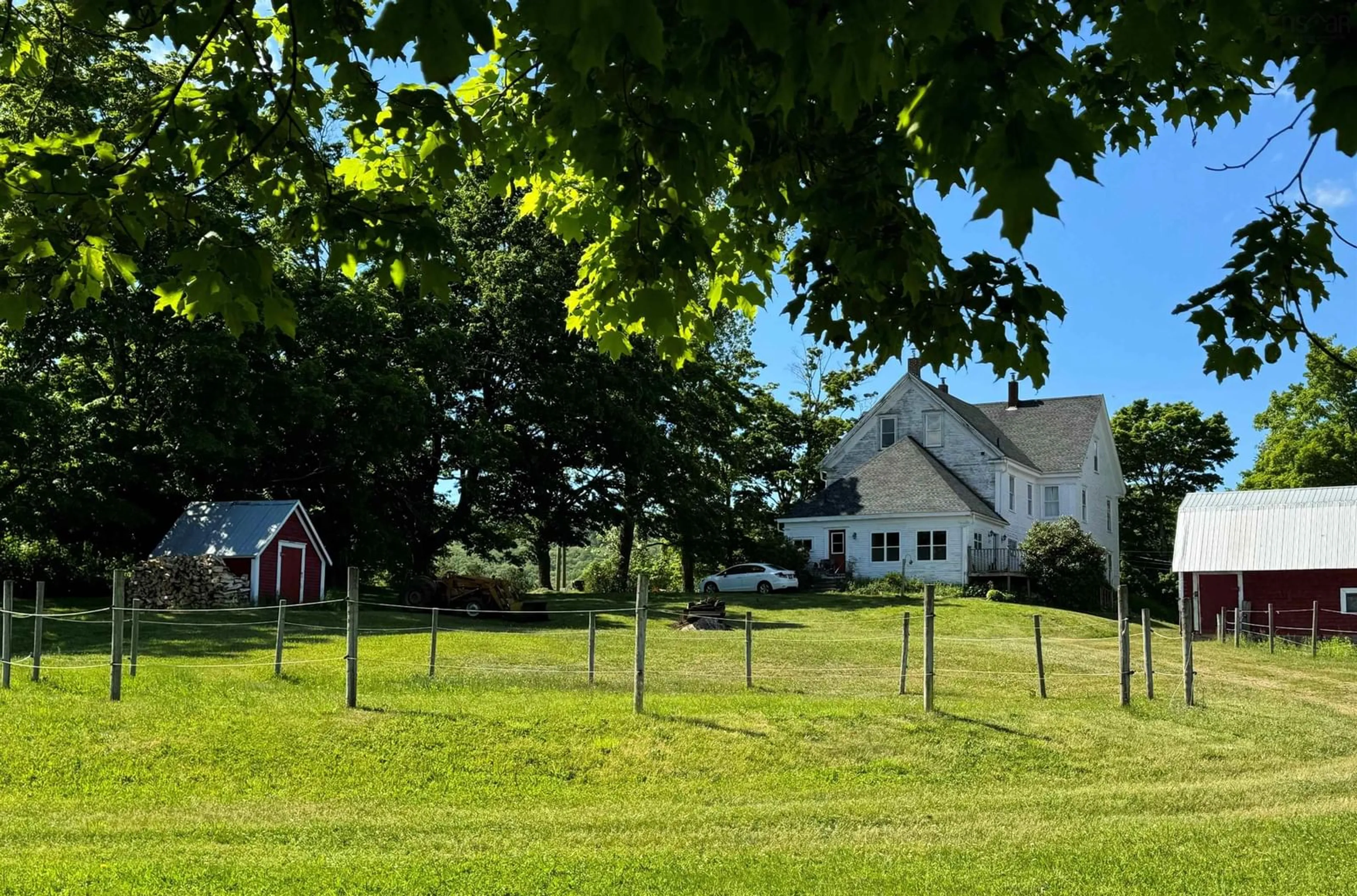 A pic from outside/outdoor area/front of a property/back of a property/a pic from drone, unknown for 922 Bains Rd, Sheffield Mills Nova Scotia B0P 1H0