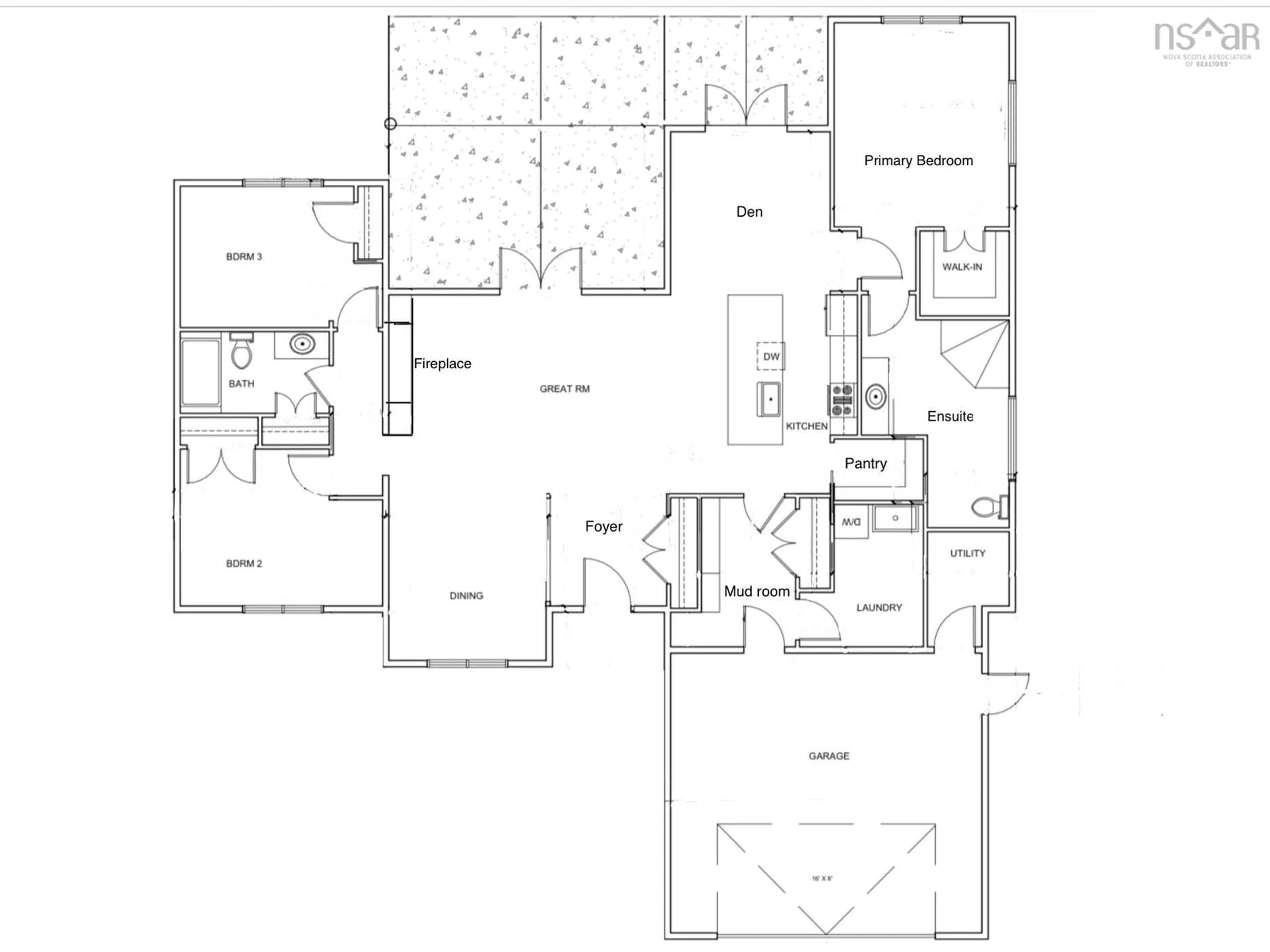 Floor plan for 122 Roundhouse Dr, Bridgewater Nova Scotia B4V 9A9