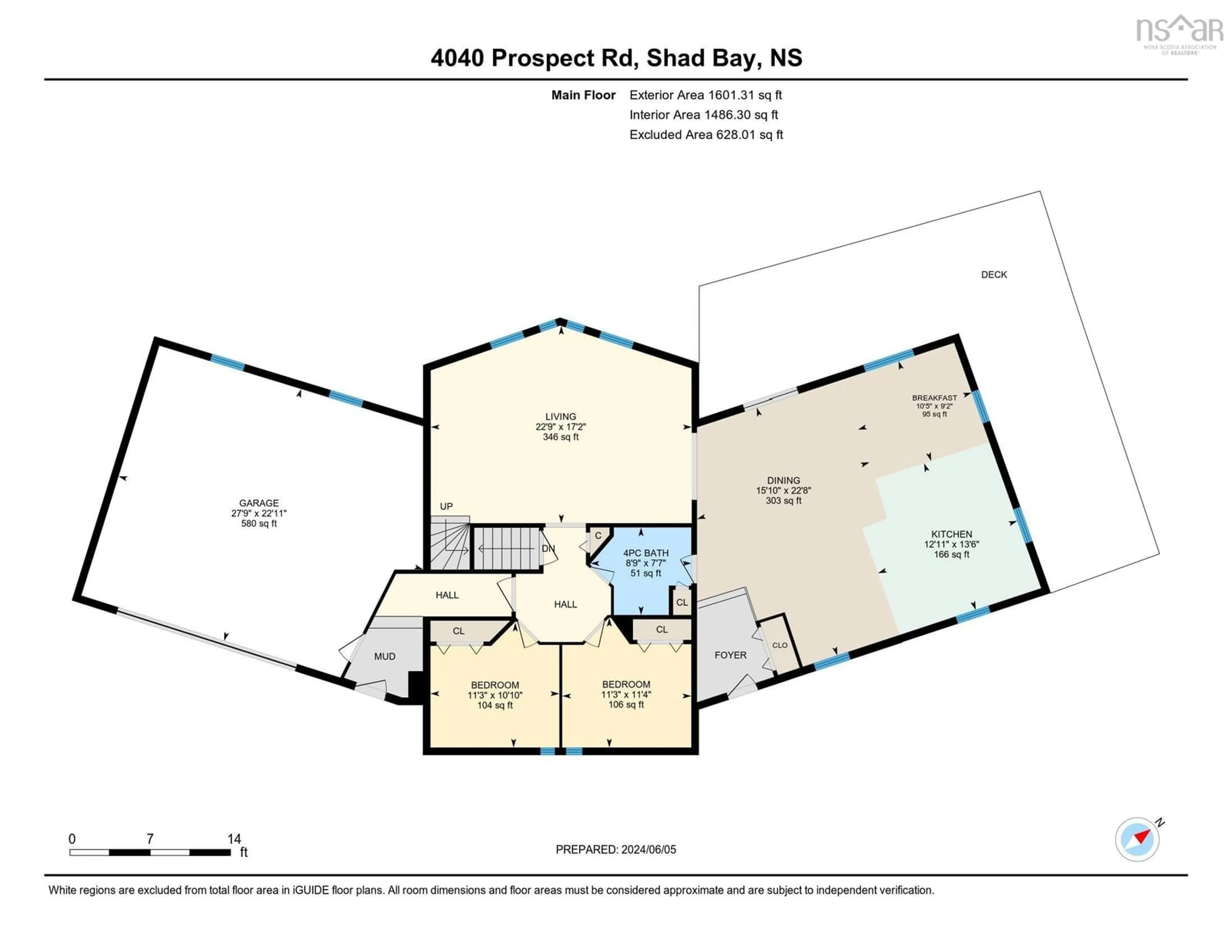 Floor plan for 4040 Prospect Rd, Shad Bay Nova Scotia B3T 2B9