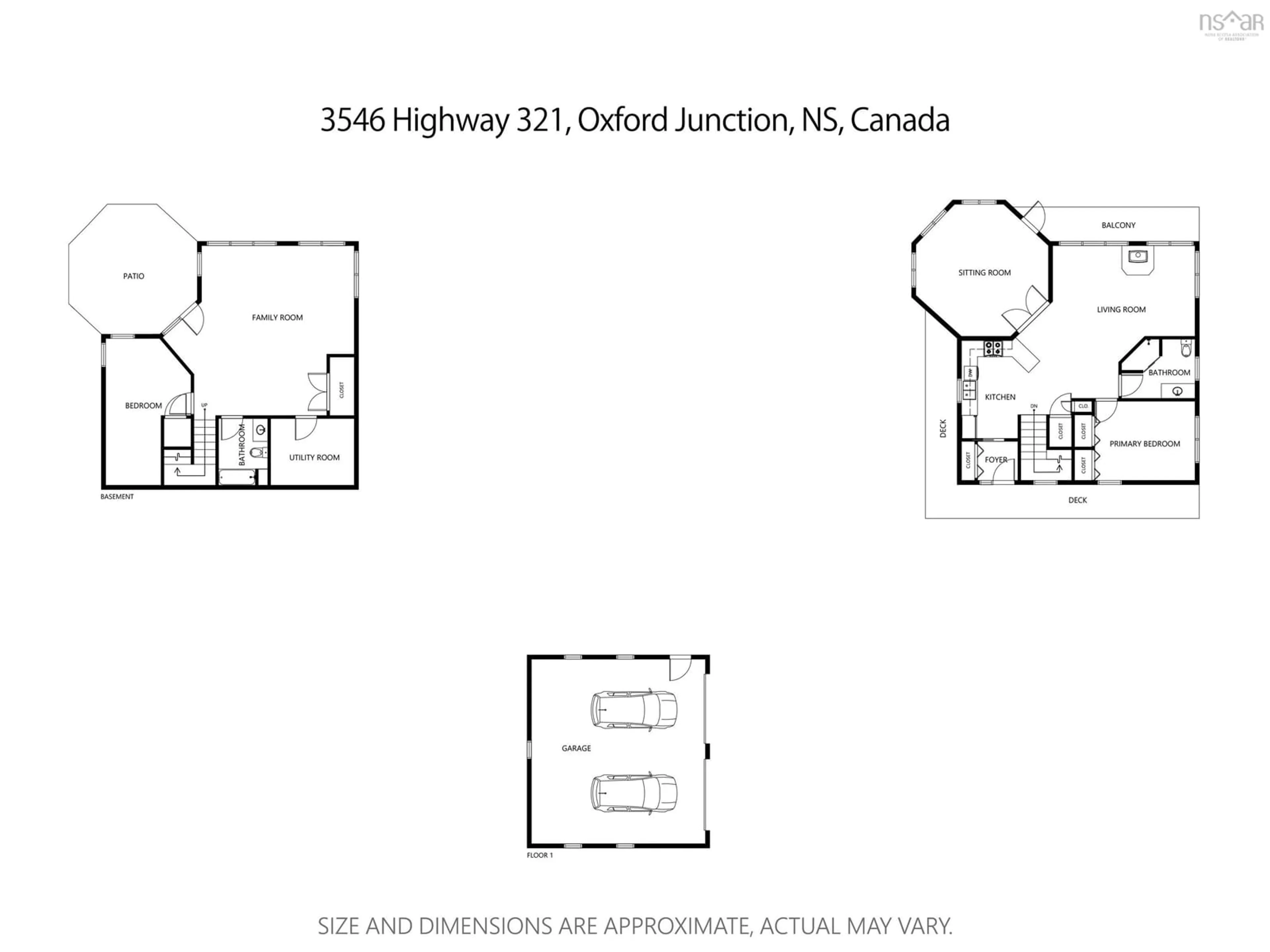 Floor plan for 3546 Hwy#321 Hwy, Oxford Junction Nova Scotia B0M 1P0