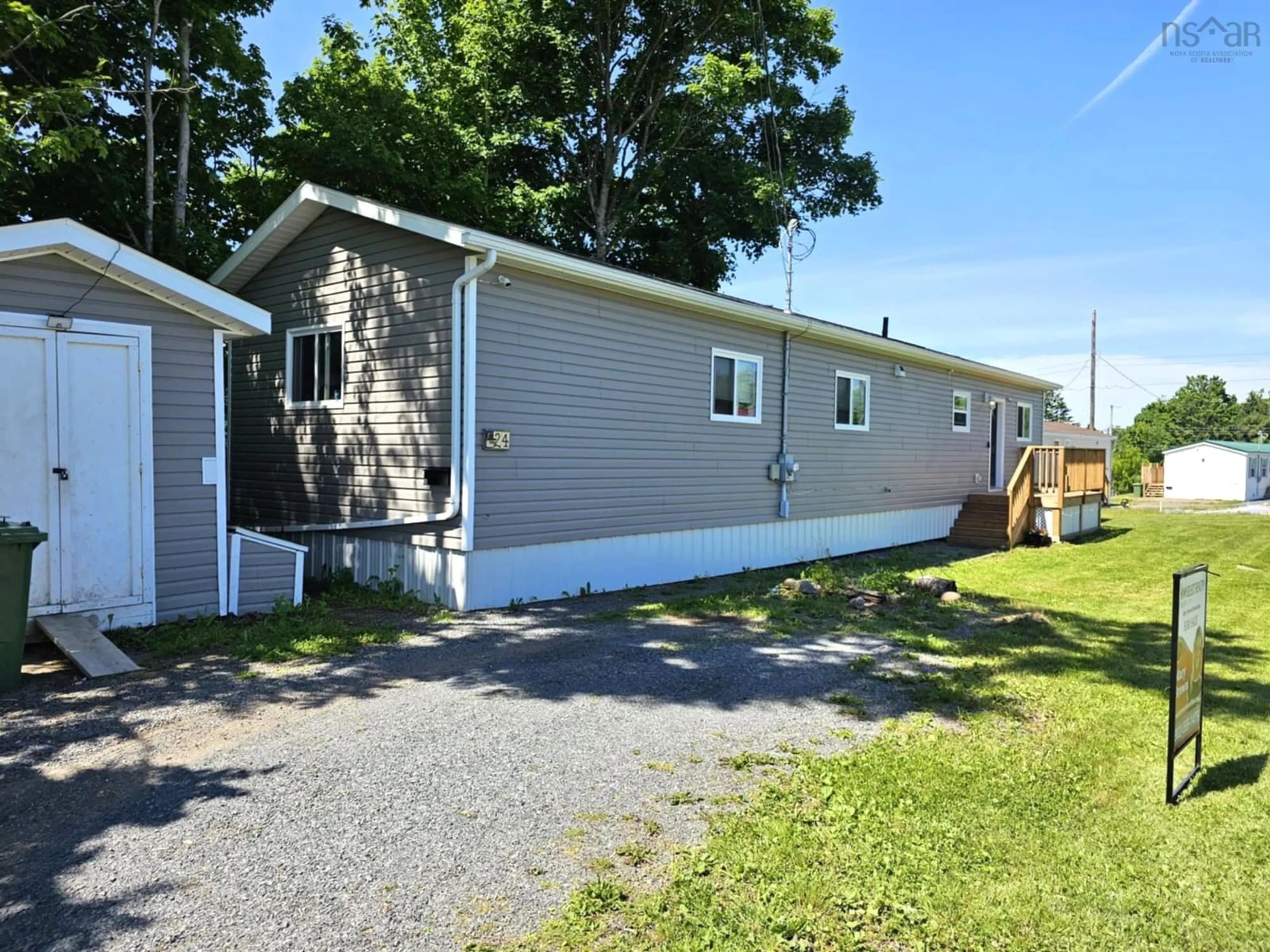 A pic from exterior of the house or condo for 24 Matheson Dr, Salmon River Nova Scotia B2N 7G3