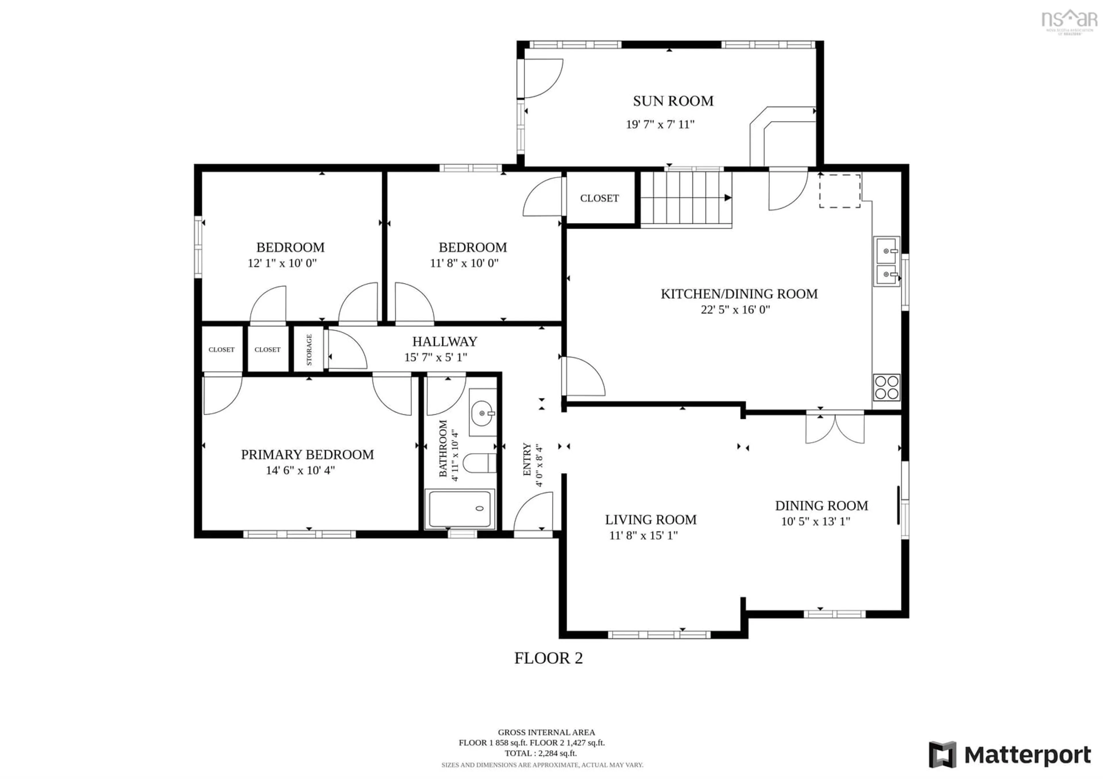 Floor plan for 3650 Highway 2, Fletchers Lake Nova Scotia B2T 1H7