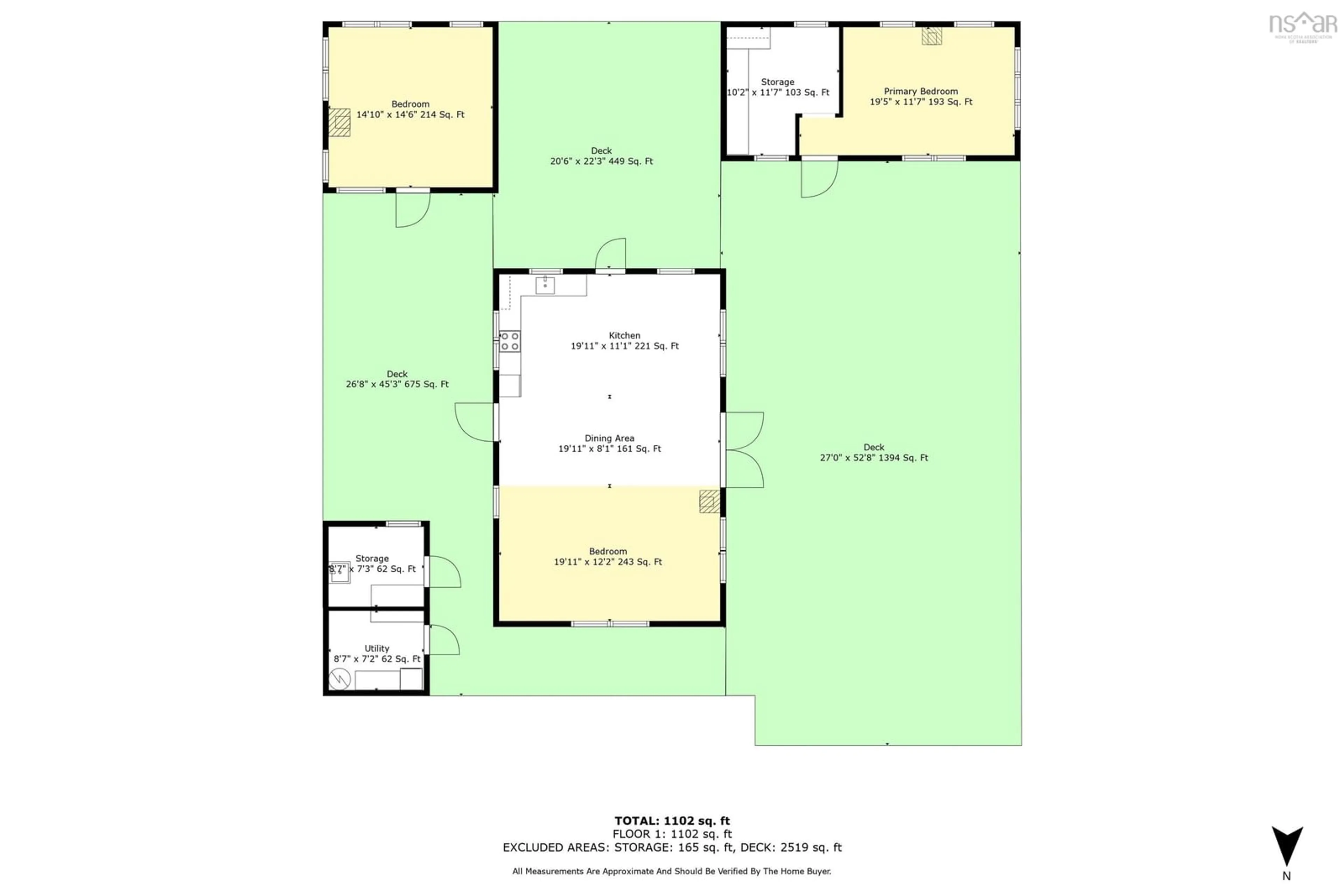Floor plan for Spectacle Island, Mahone Bay Nova Scotia B0J 2E0