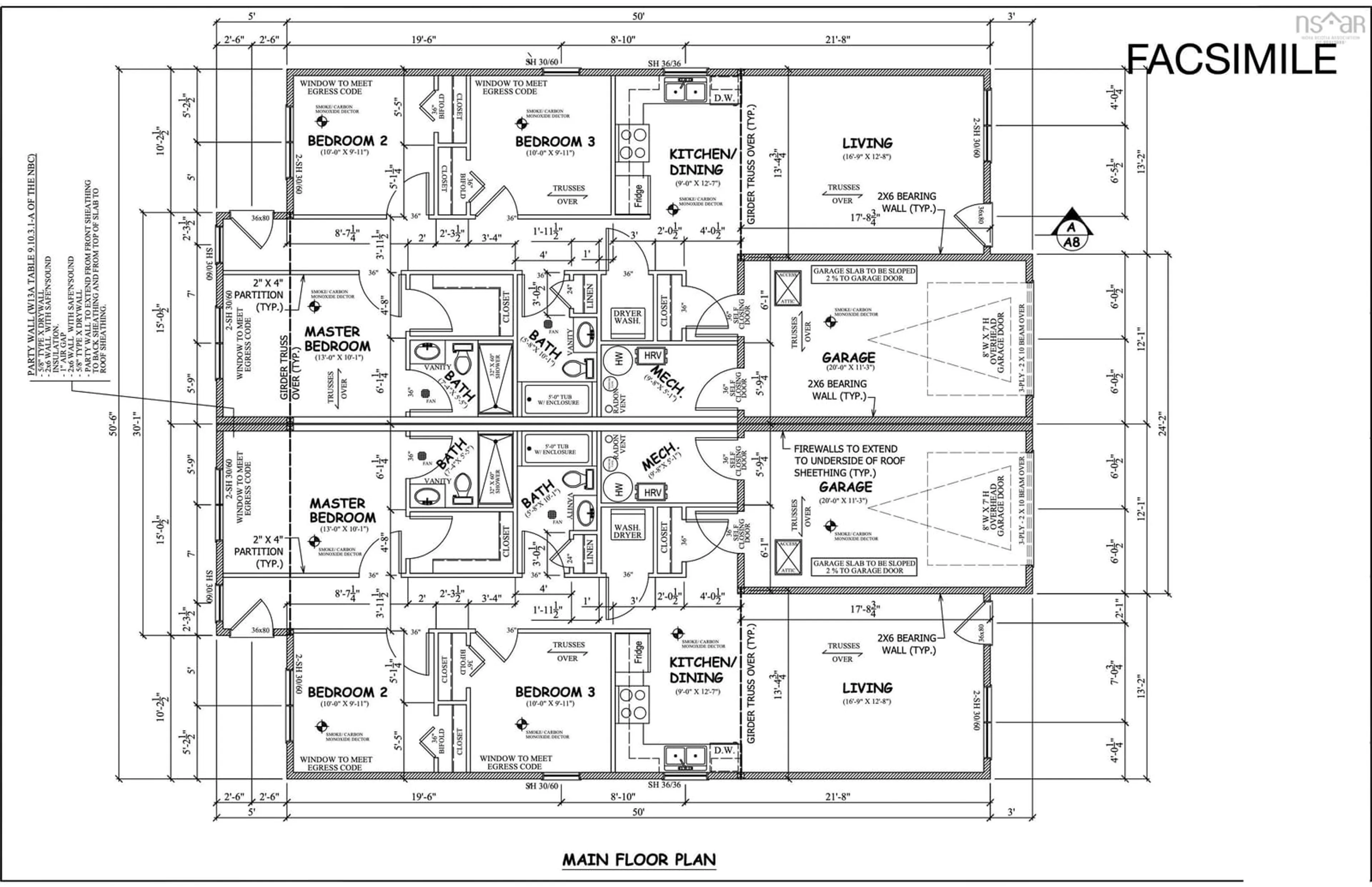 Floor plan for Lot J6 Highway #1, Hants Border Nova Scotia B0P 1P0